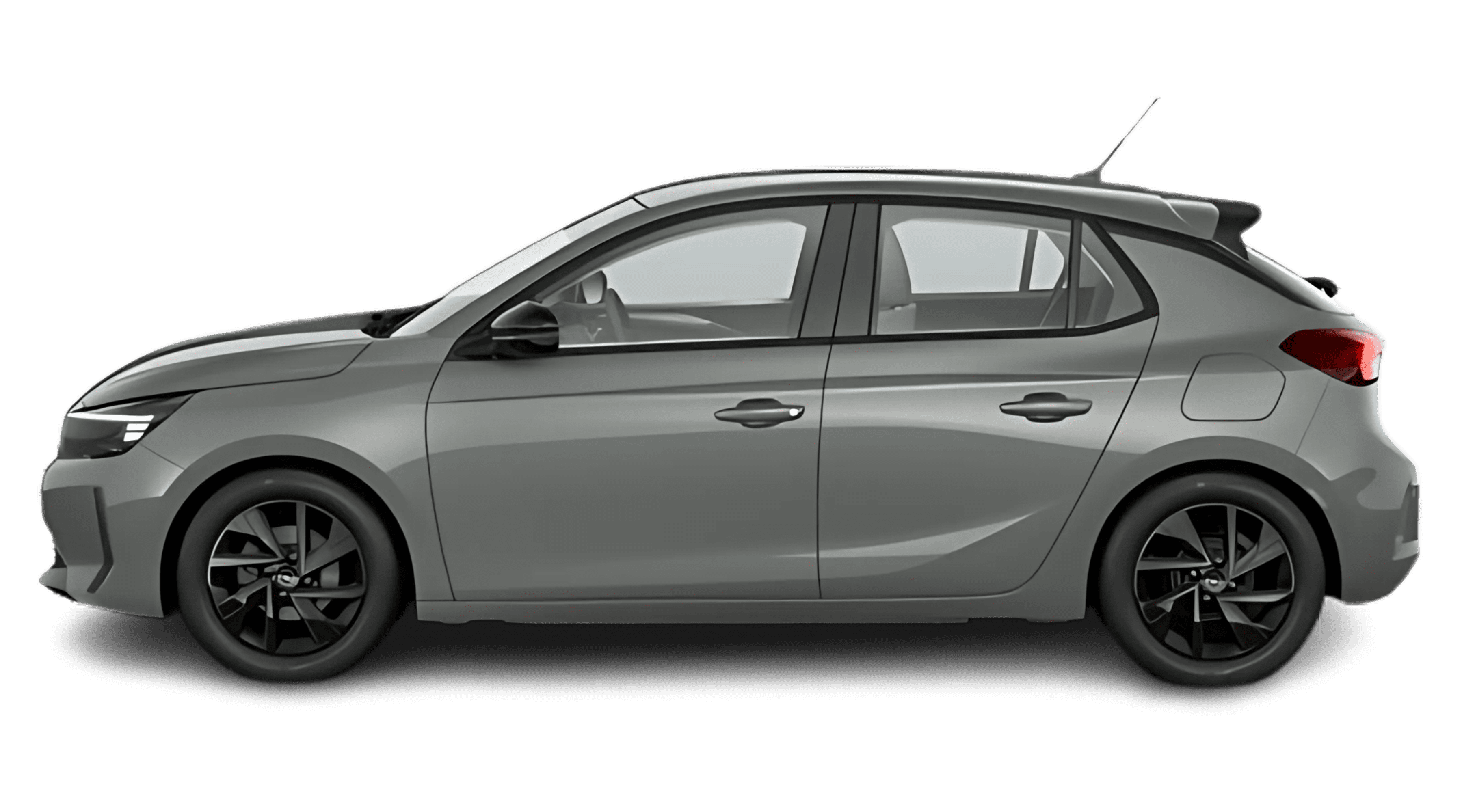 Seitenansicht eines Opel Corsa