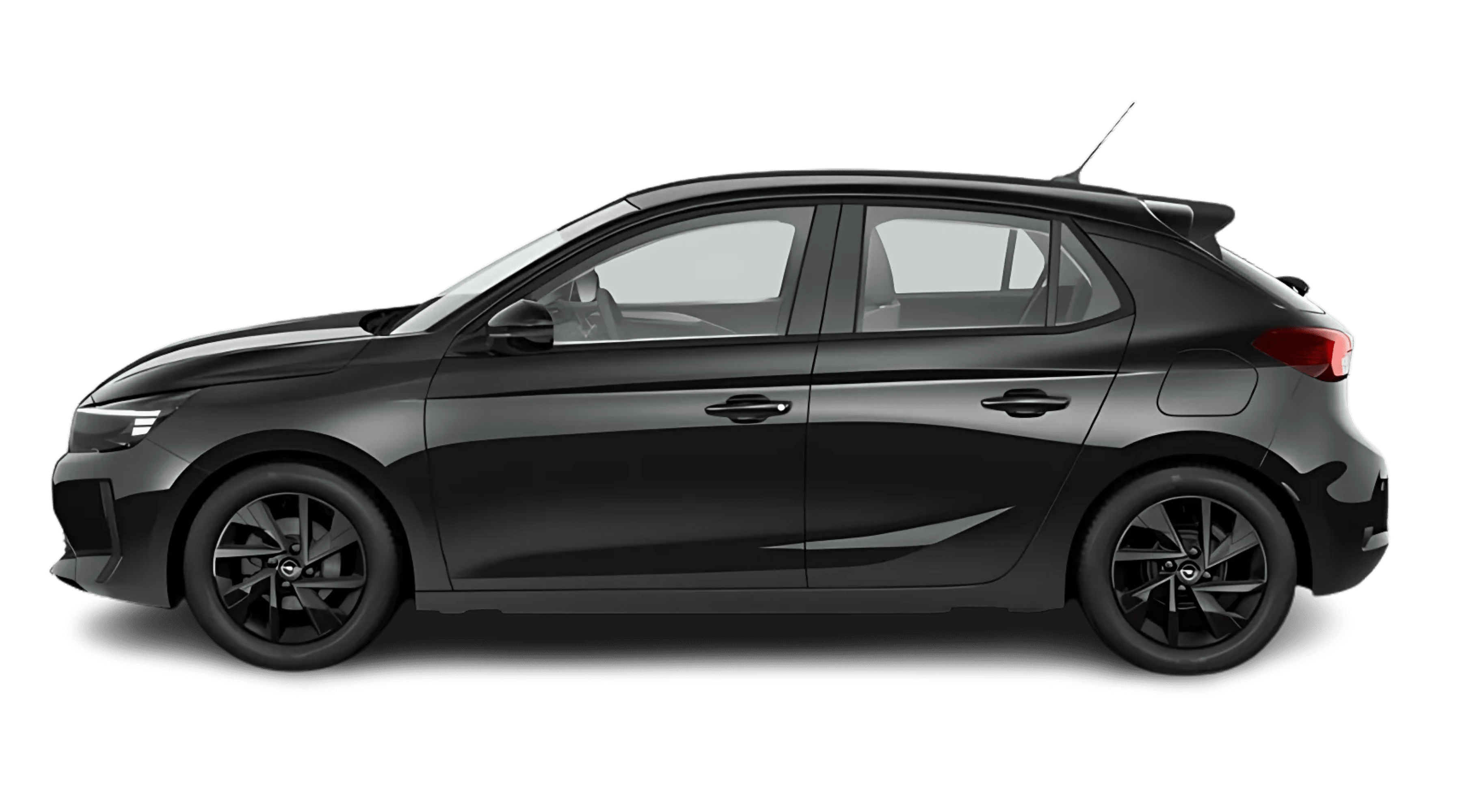 Seitenansicht eines Opel Corsa