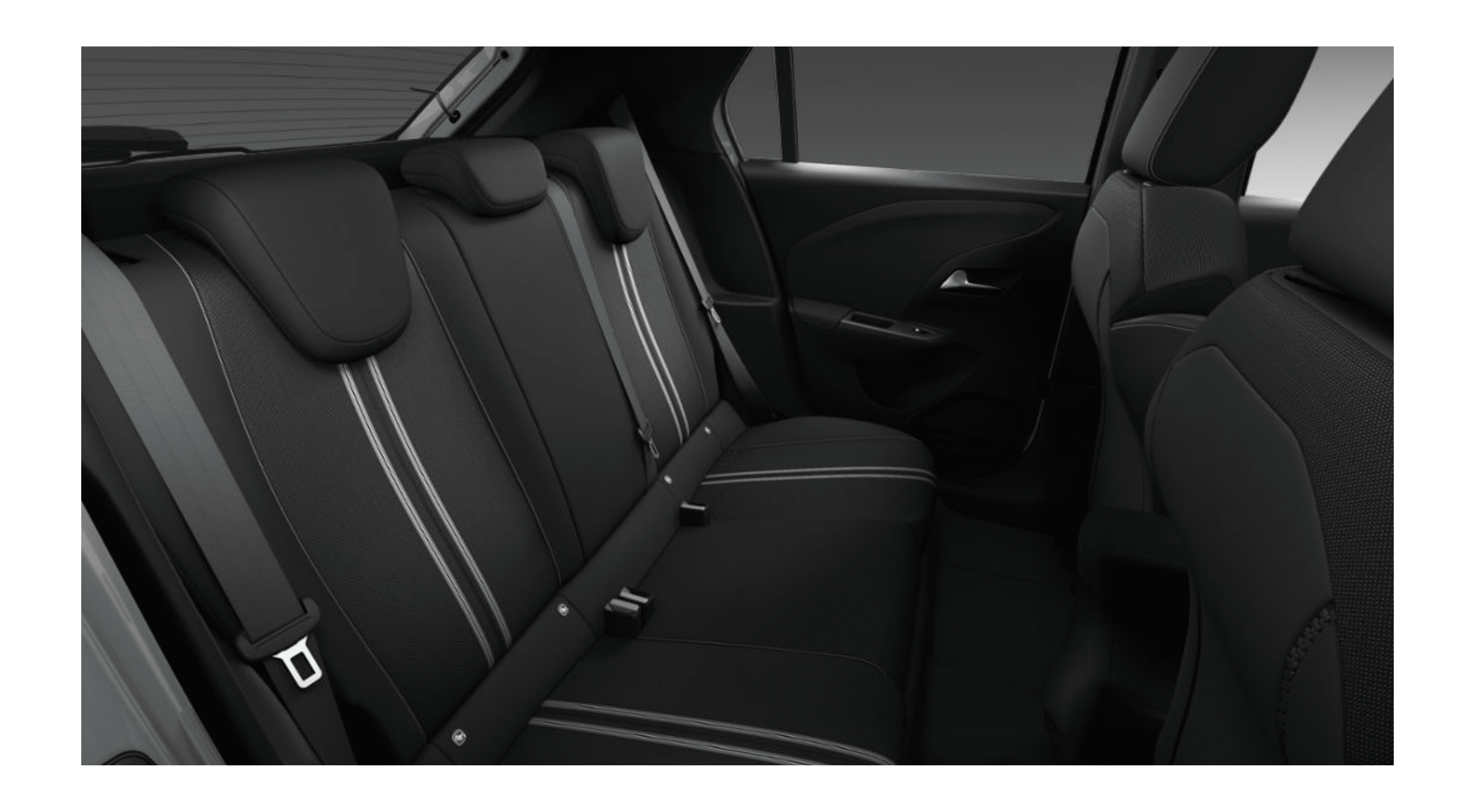 Rücksitzbank eines Opel Corsa