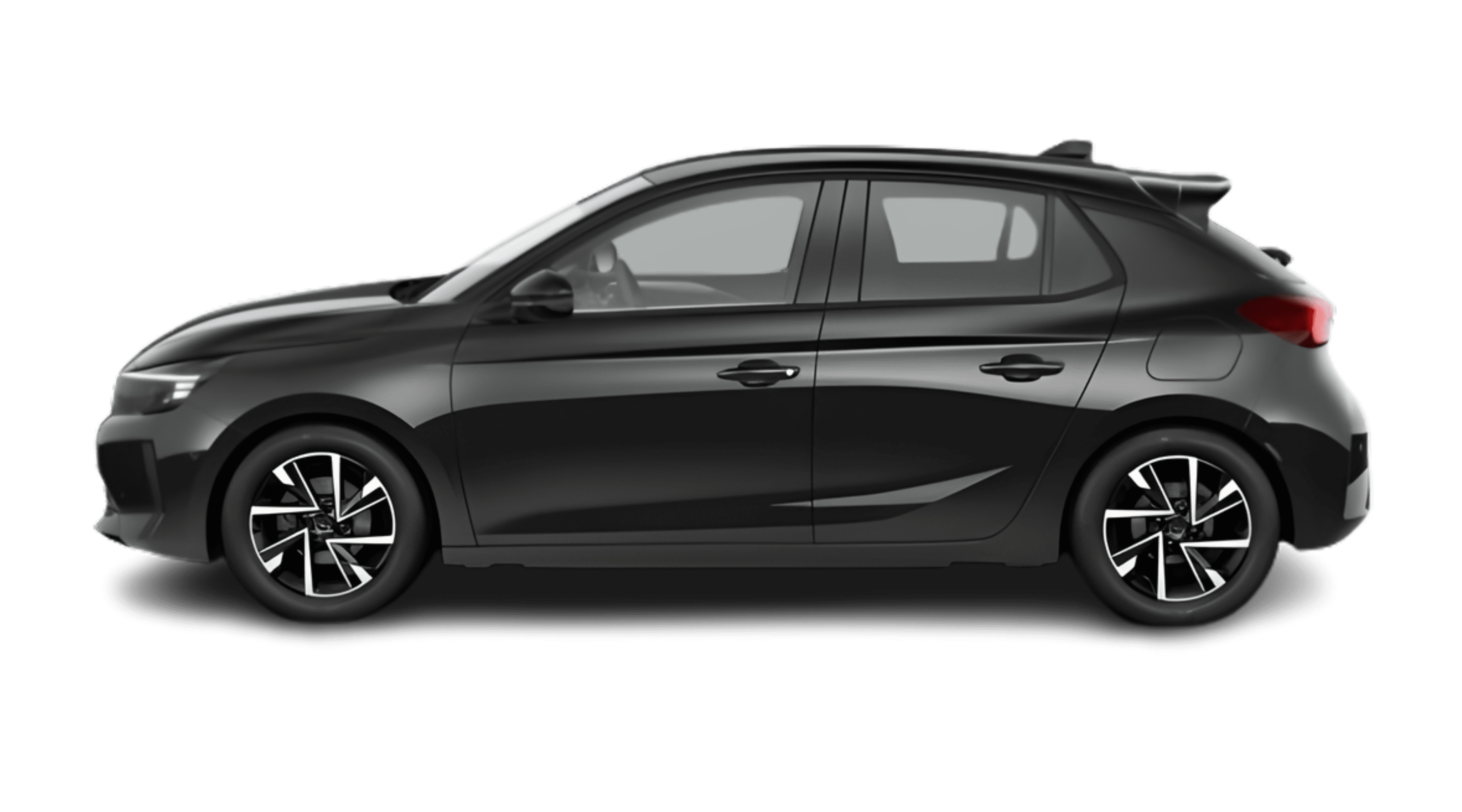 Seitenansicht eines Opel Corsa