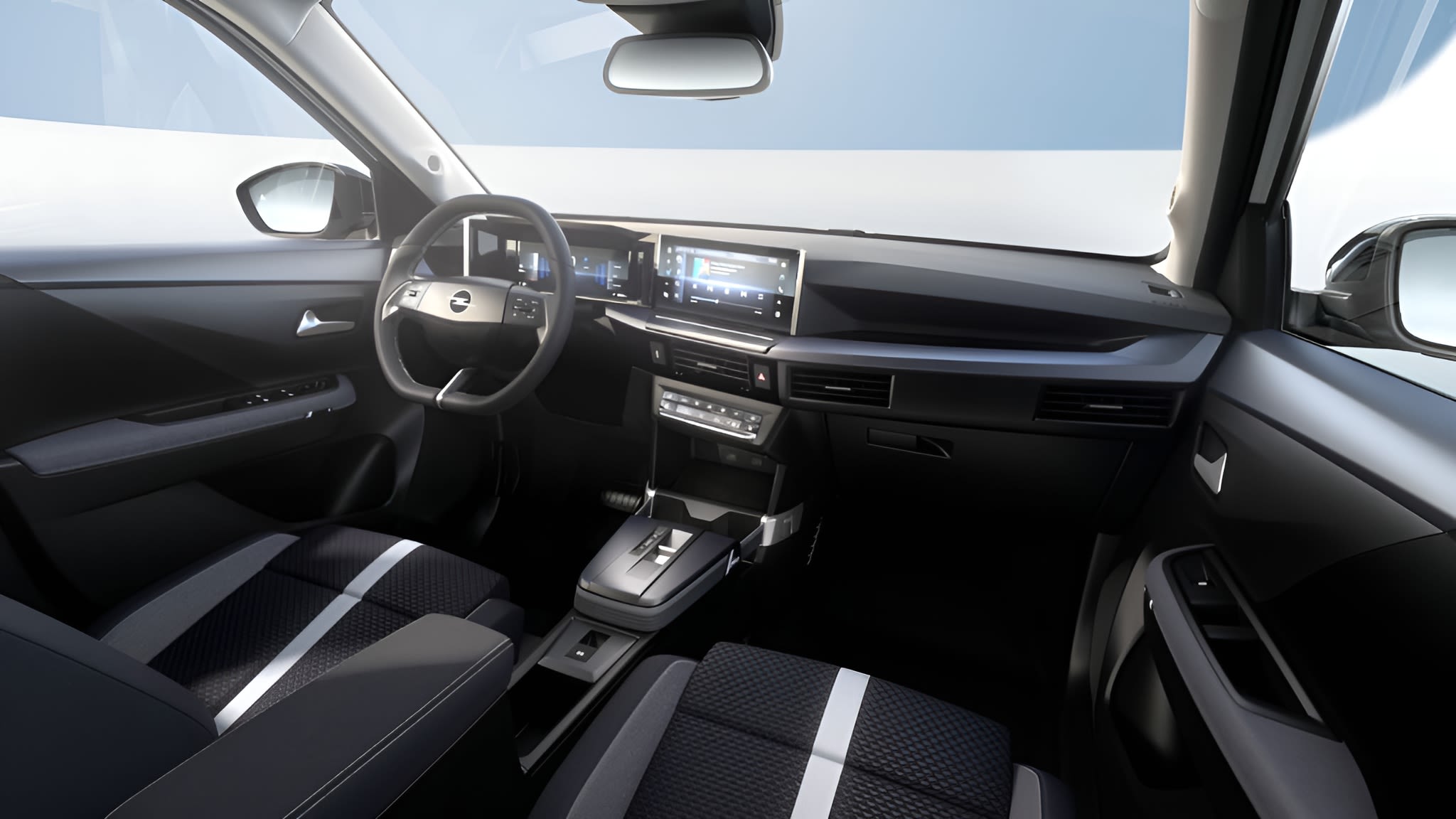 Ansicht des Armaturenbretts eines Opel Frontera