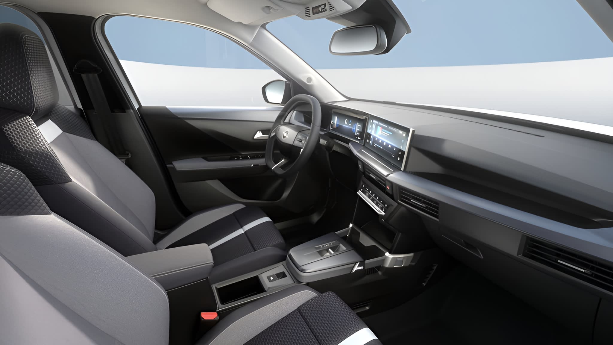 Ansicht der Frontsitze eines Opel Frontera
