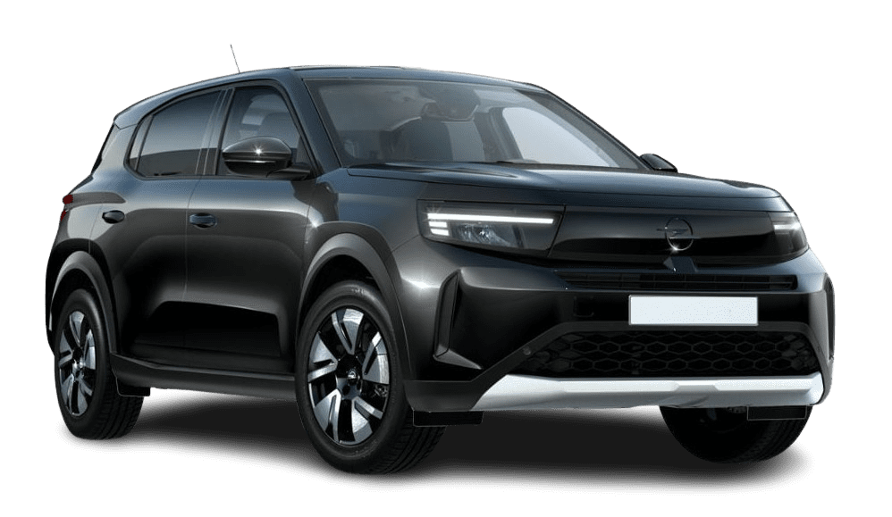 Schräge Frontansicht auf einen Opel Frontera, freigestellt