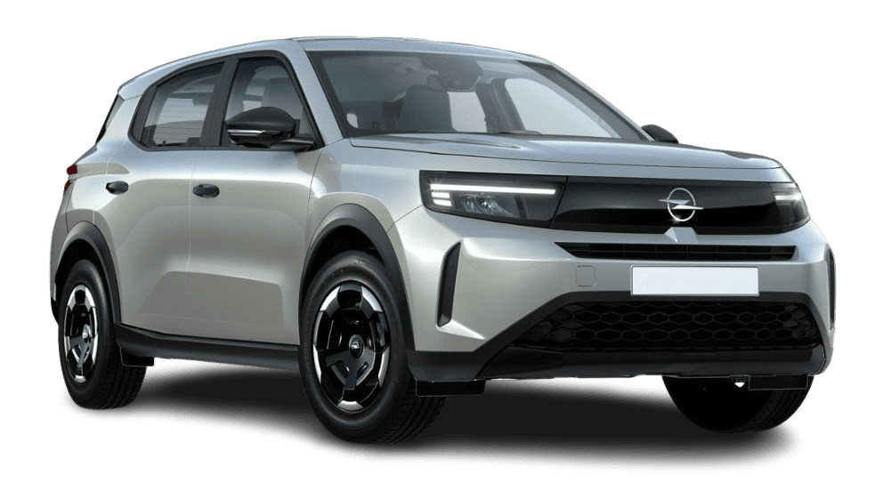 Schräge Frontansicht auf einen Opel Frontera, freigestellt