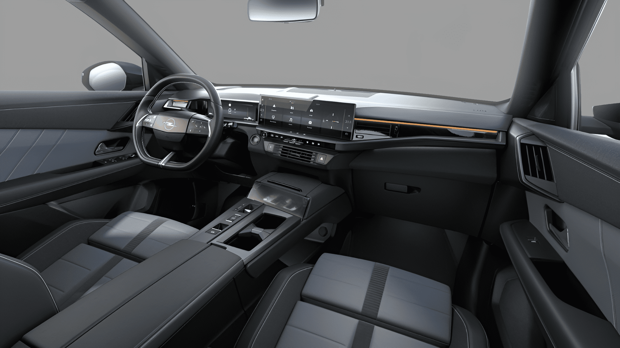 Ansicht des Armaturenbretts eines Opel Grandland