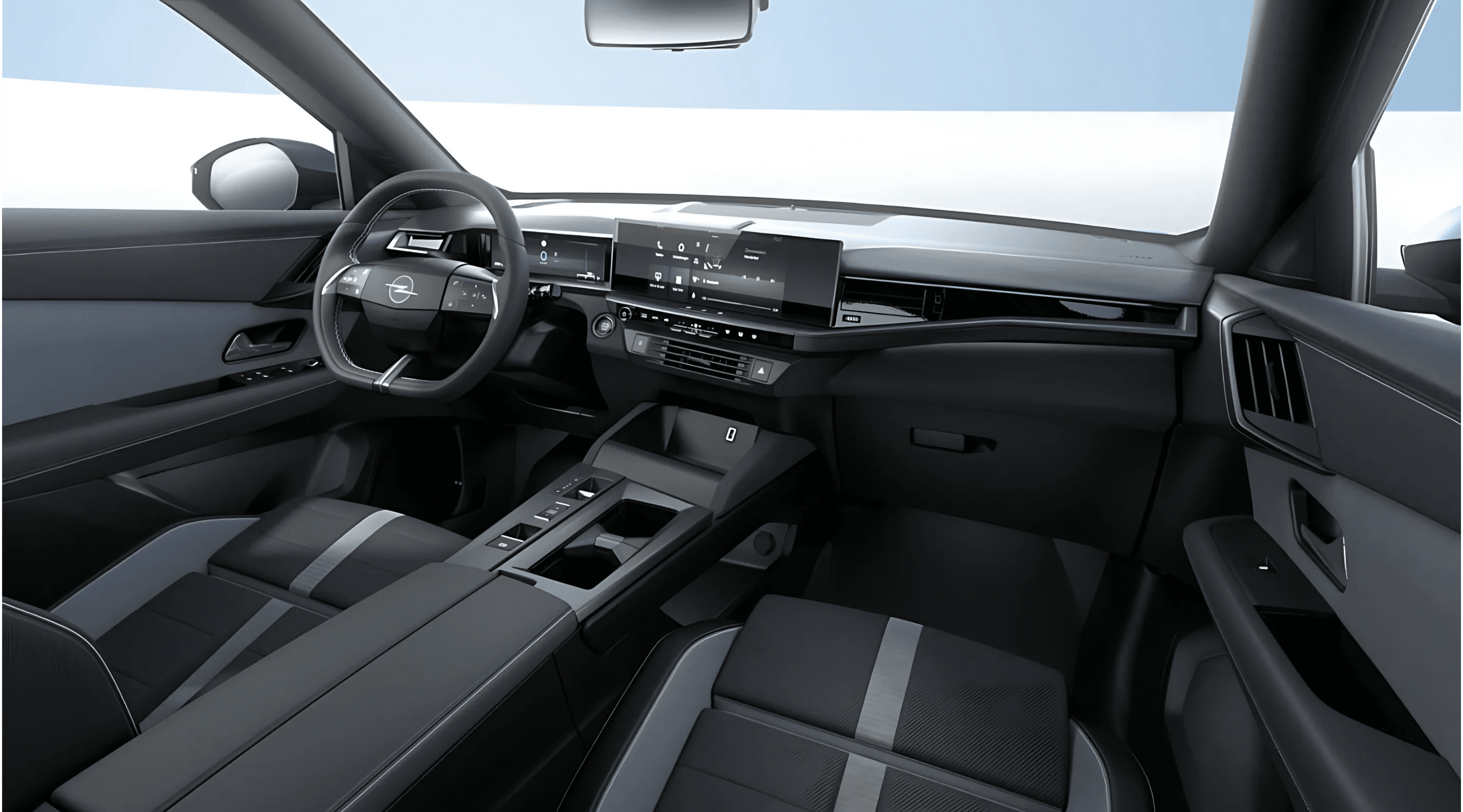 Ansicht des Armaturenbretts eines Opel Grandland