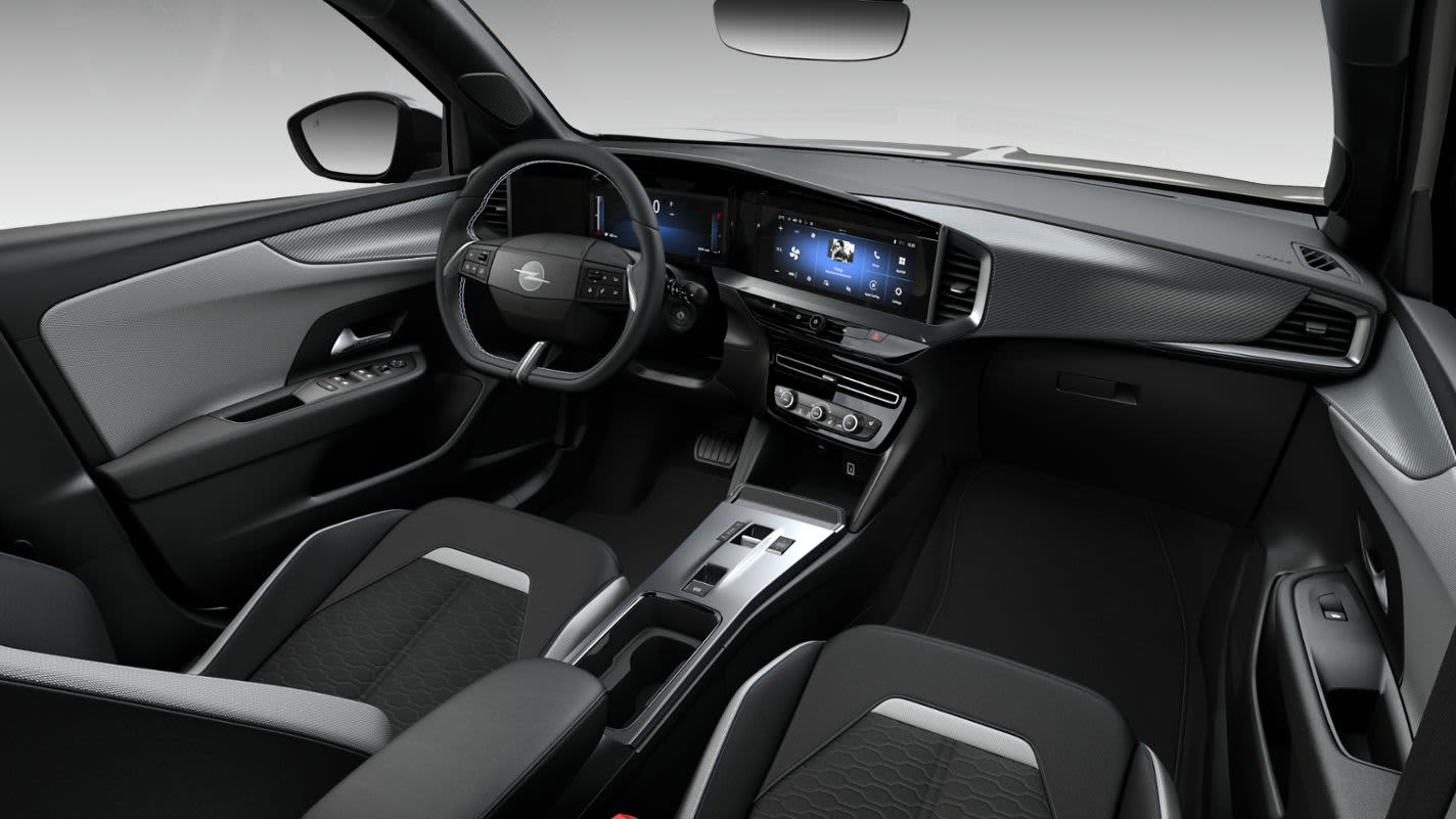 Ansicht des Armaturenbretts eines Opel Mokka