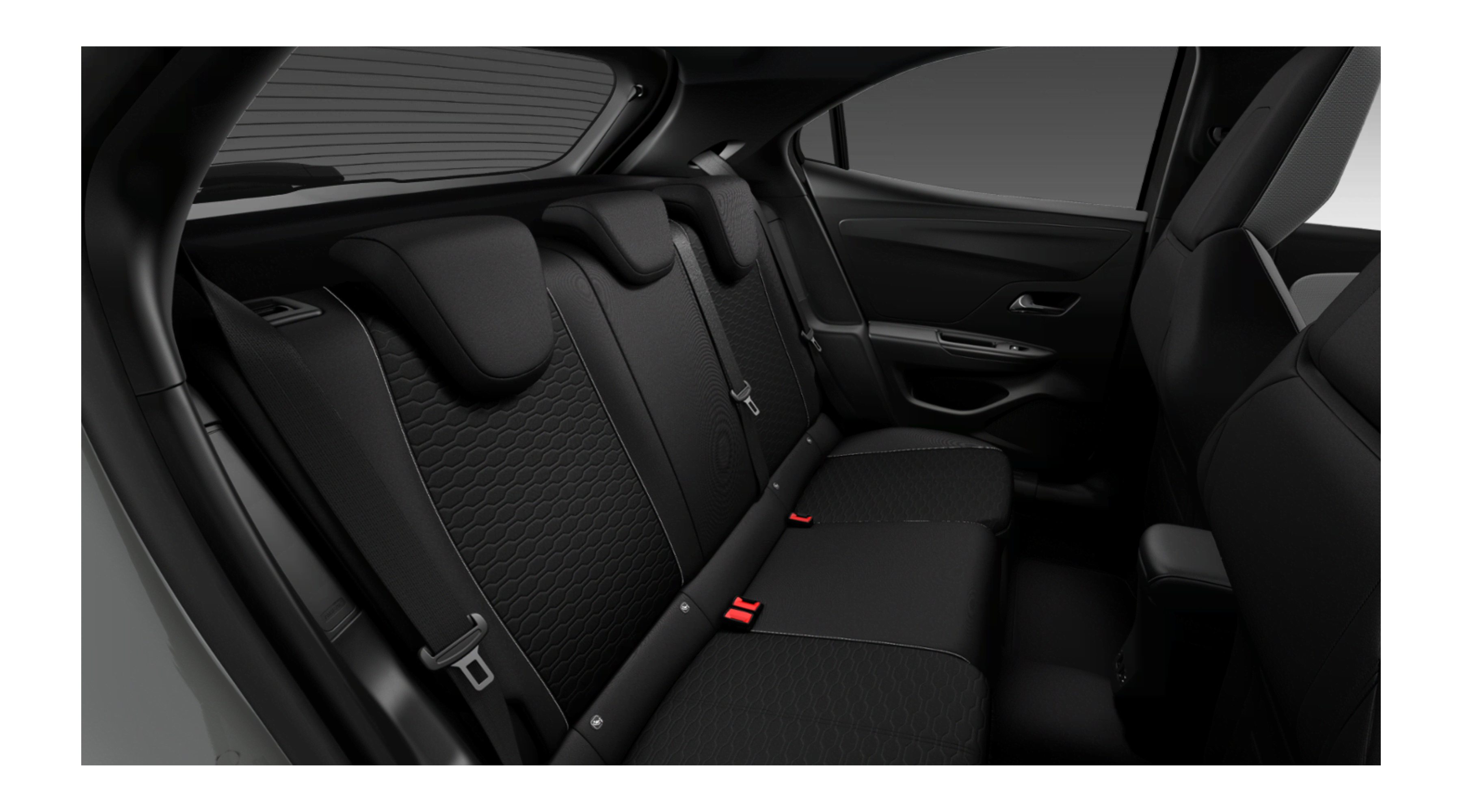 Rücksitzbank eines Opel Mokka