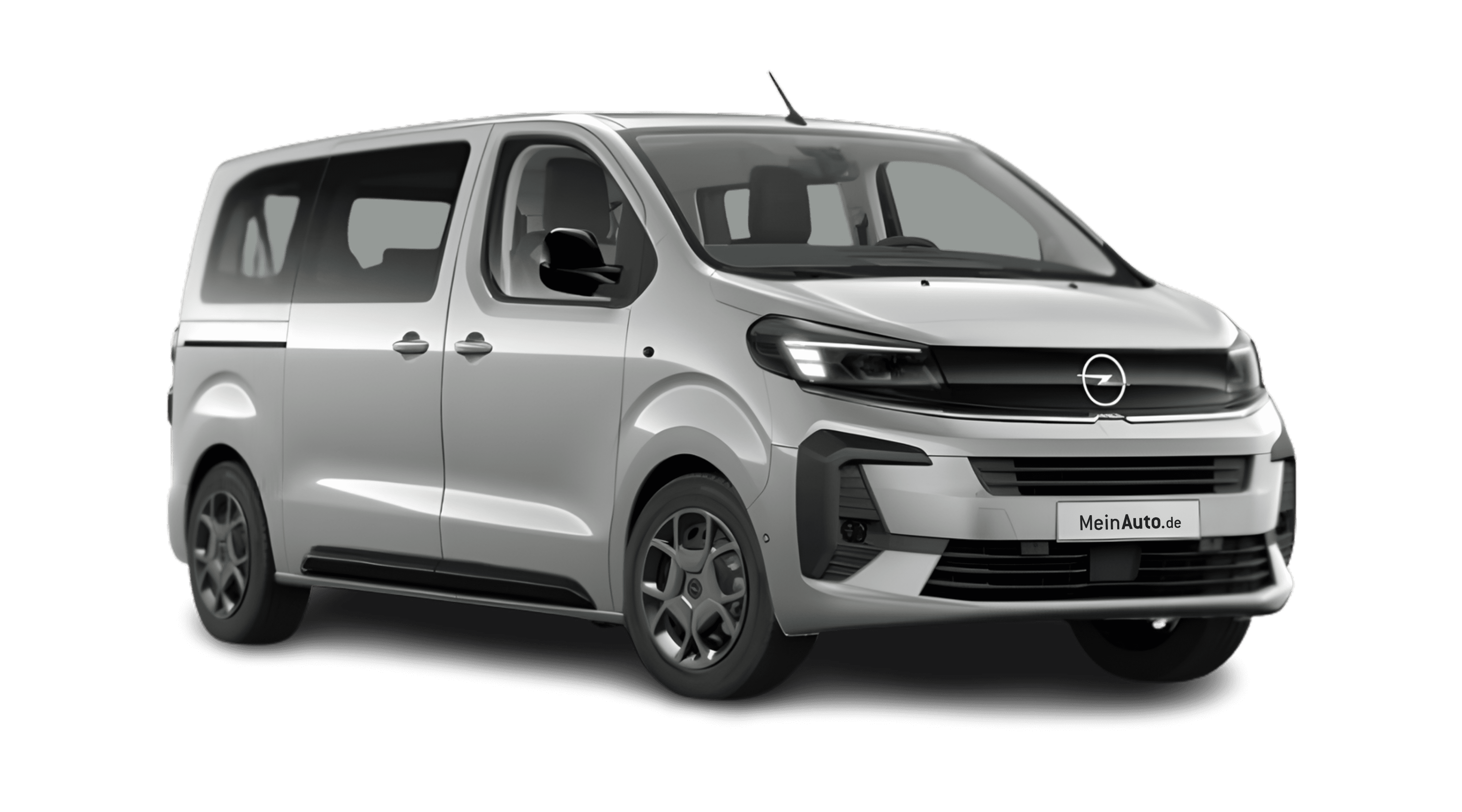 Schräge Frontansicht eines Opel Zafira, freigestellt