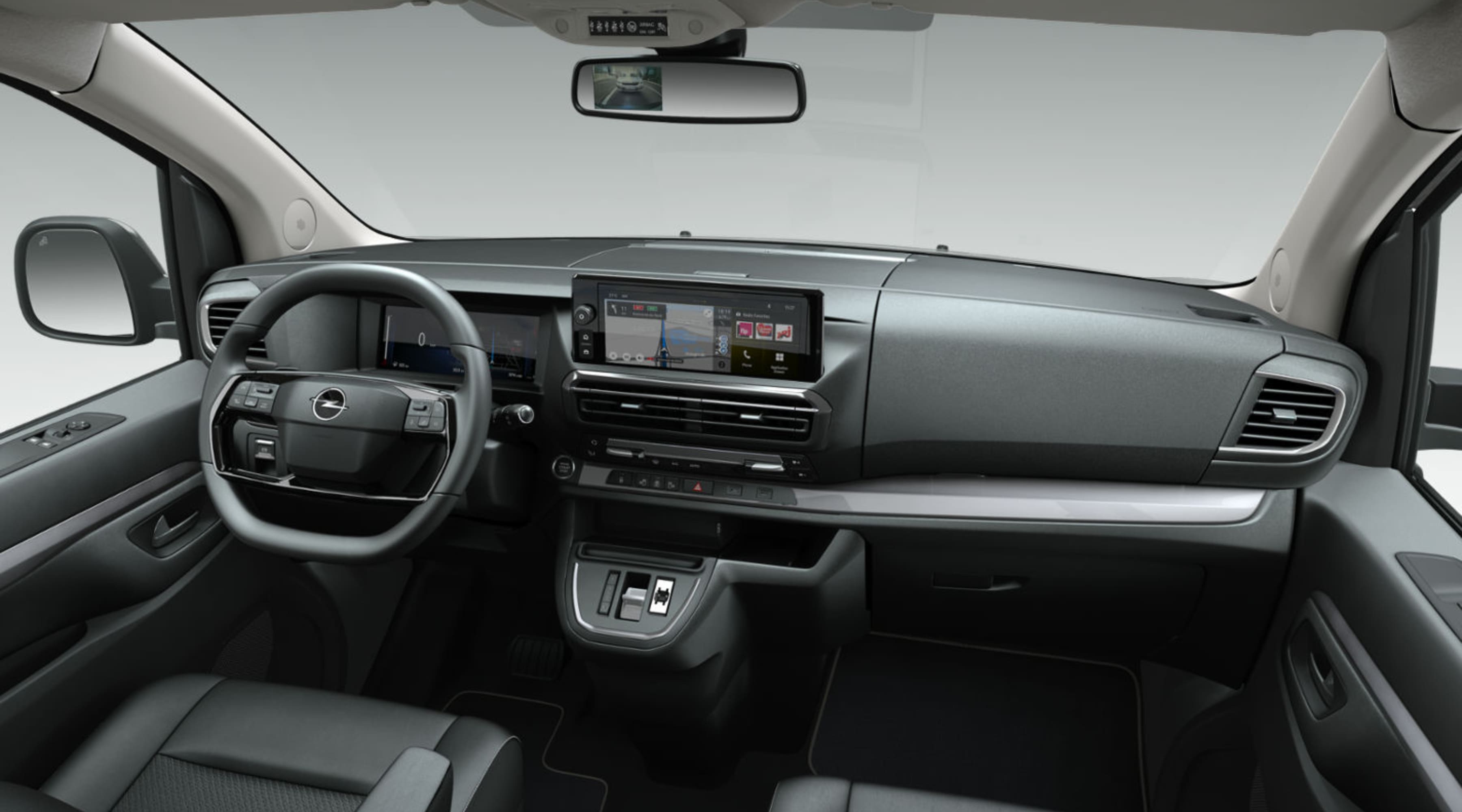Ansicht des Armaturenbretts eines Opel Zafira
