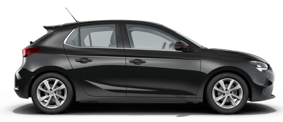 Seitenansicht eines Opel Corsa