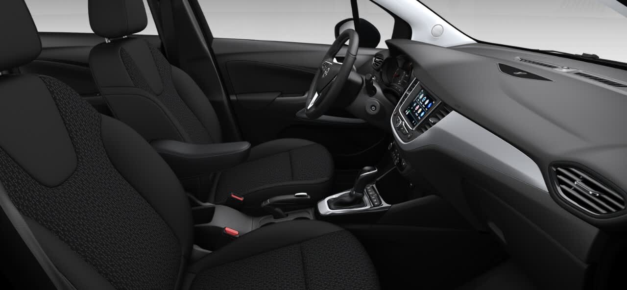 Ansicht der Frontsitze eines Opel Crossland