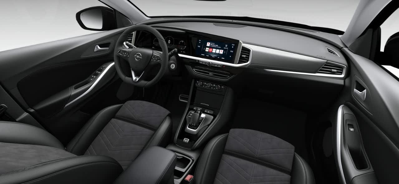 Ansicht des Armaturenbretts eines Opel Grandland