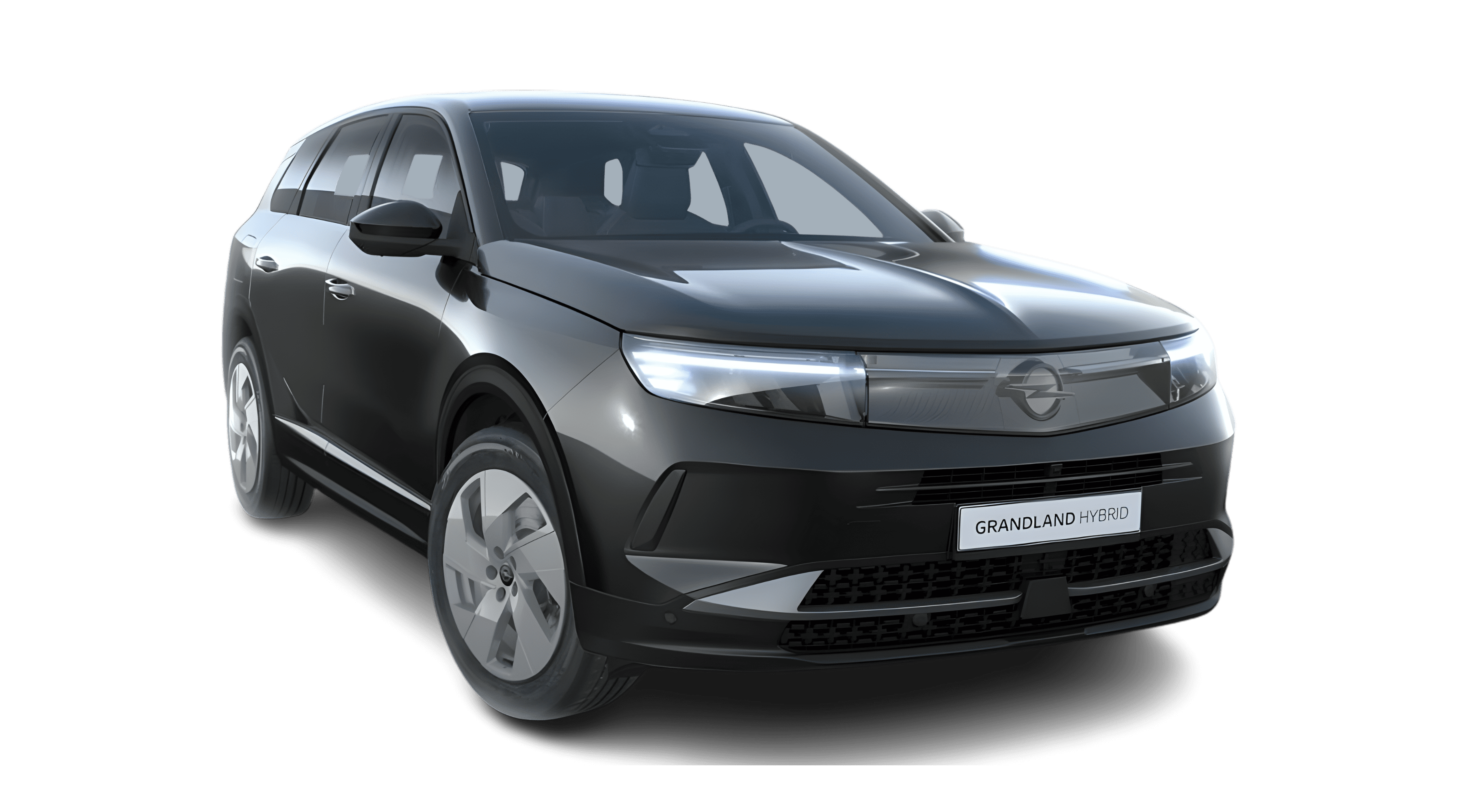Schräge Frontansicht eines Opel Grandland, freigestellt