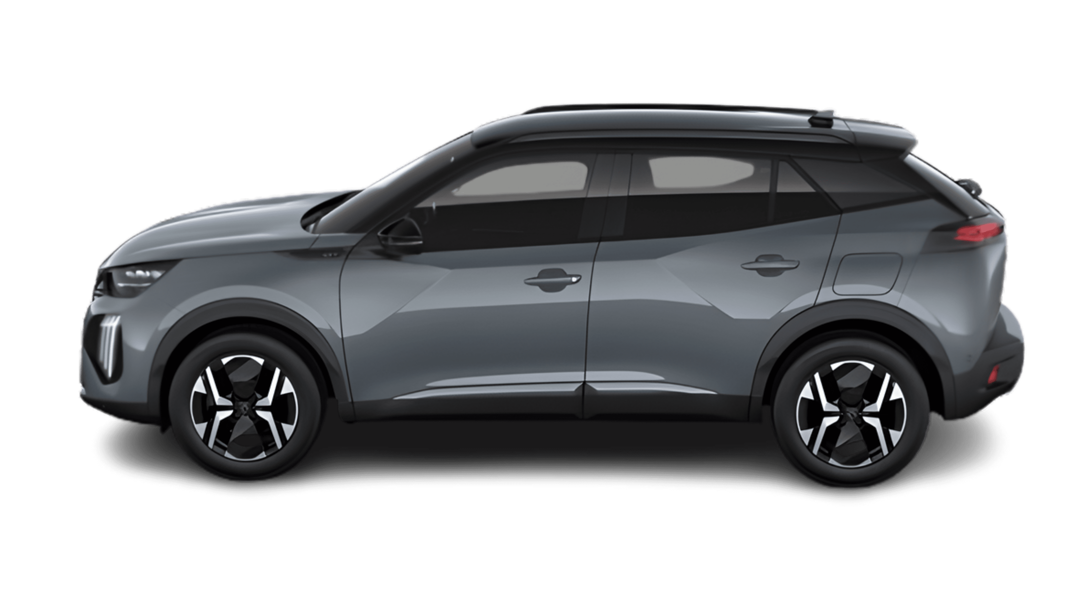 Seitenansicht eines Peugeot 2008