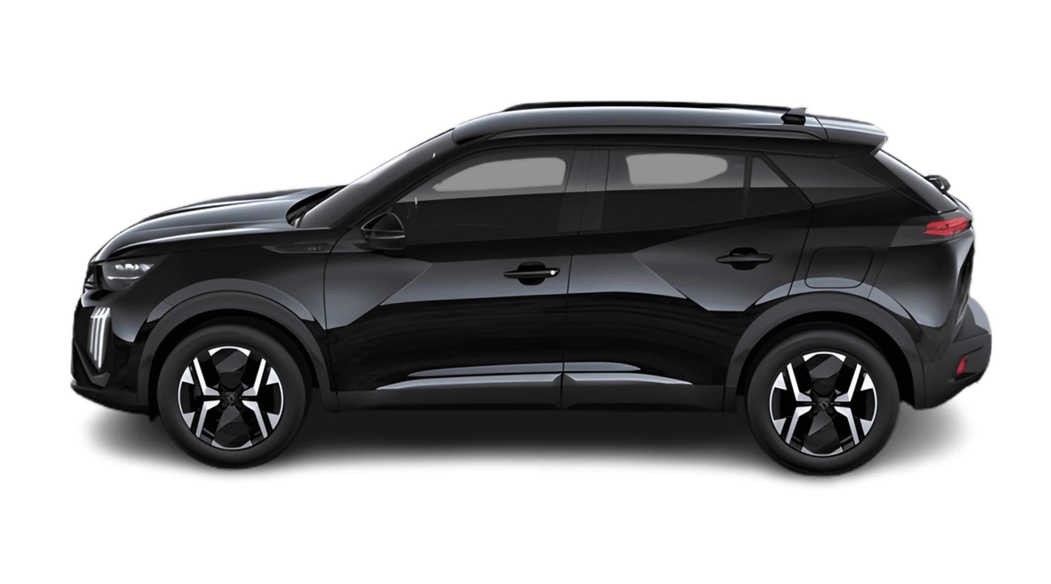 Seitenansicht eines Peugeot 2008