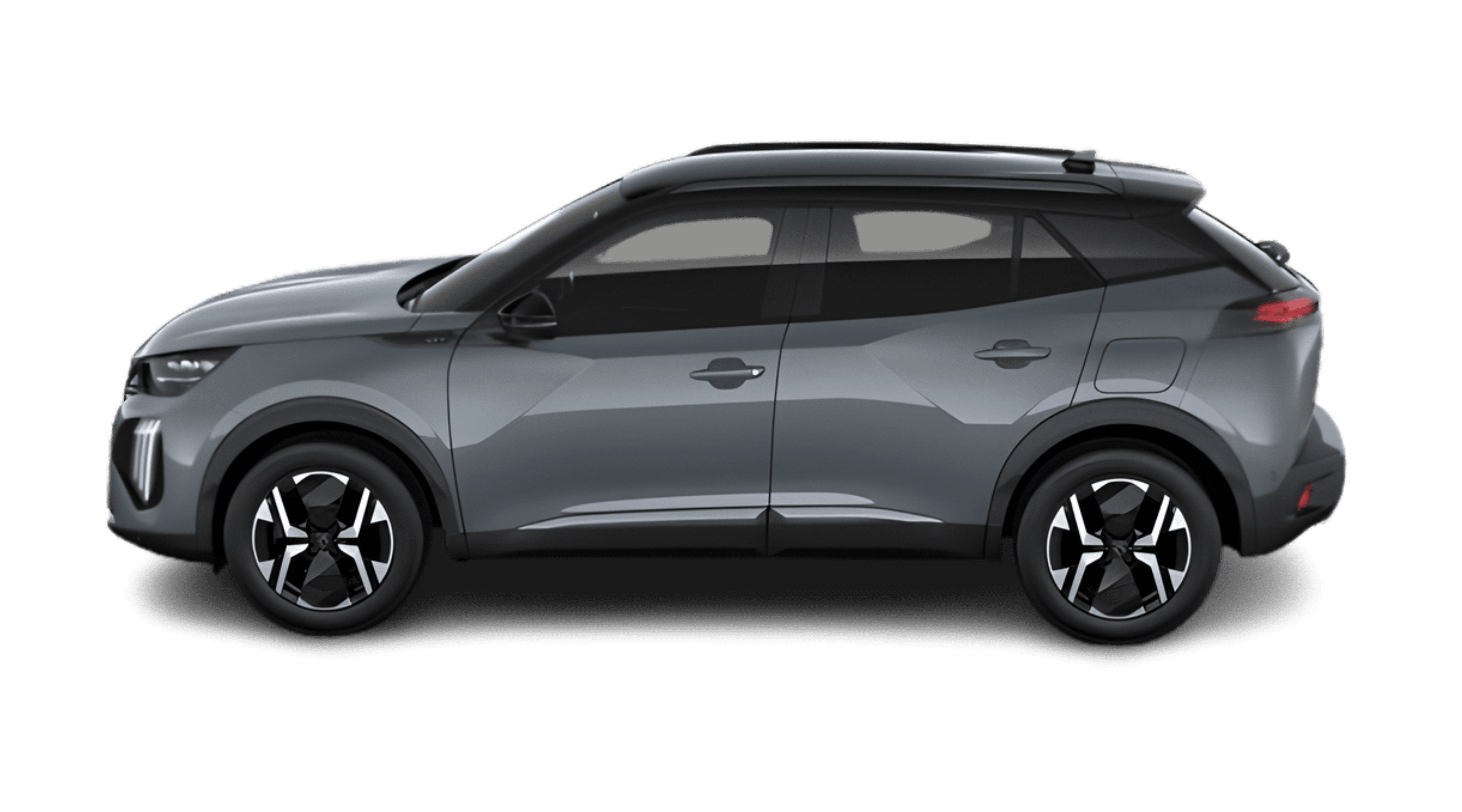 Seitenansicht eines Peugeot 2008