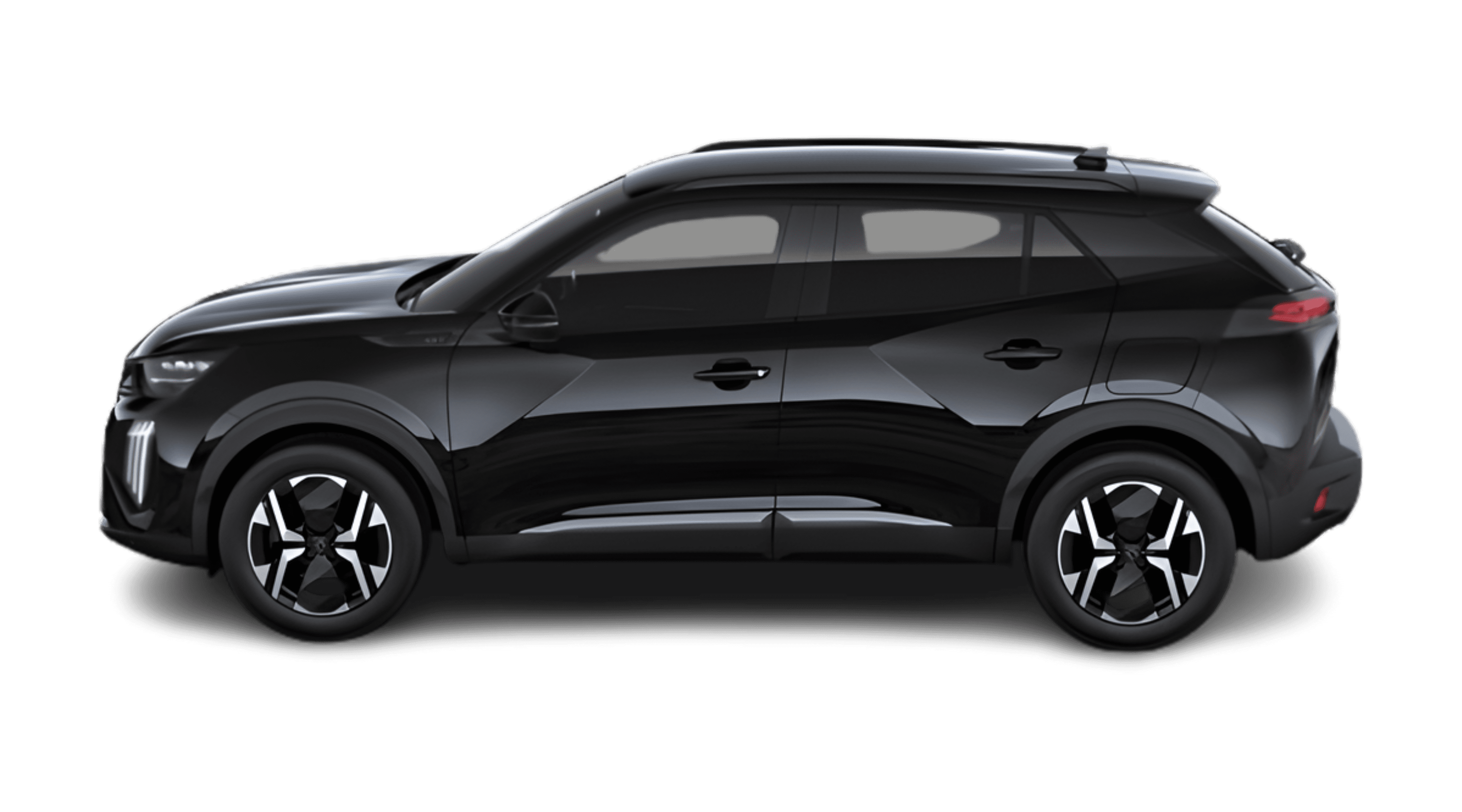 Seitenansicht eines Peugeot 2008