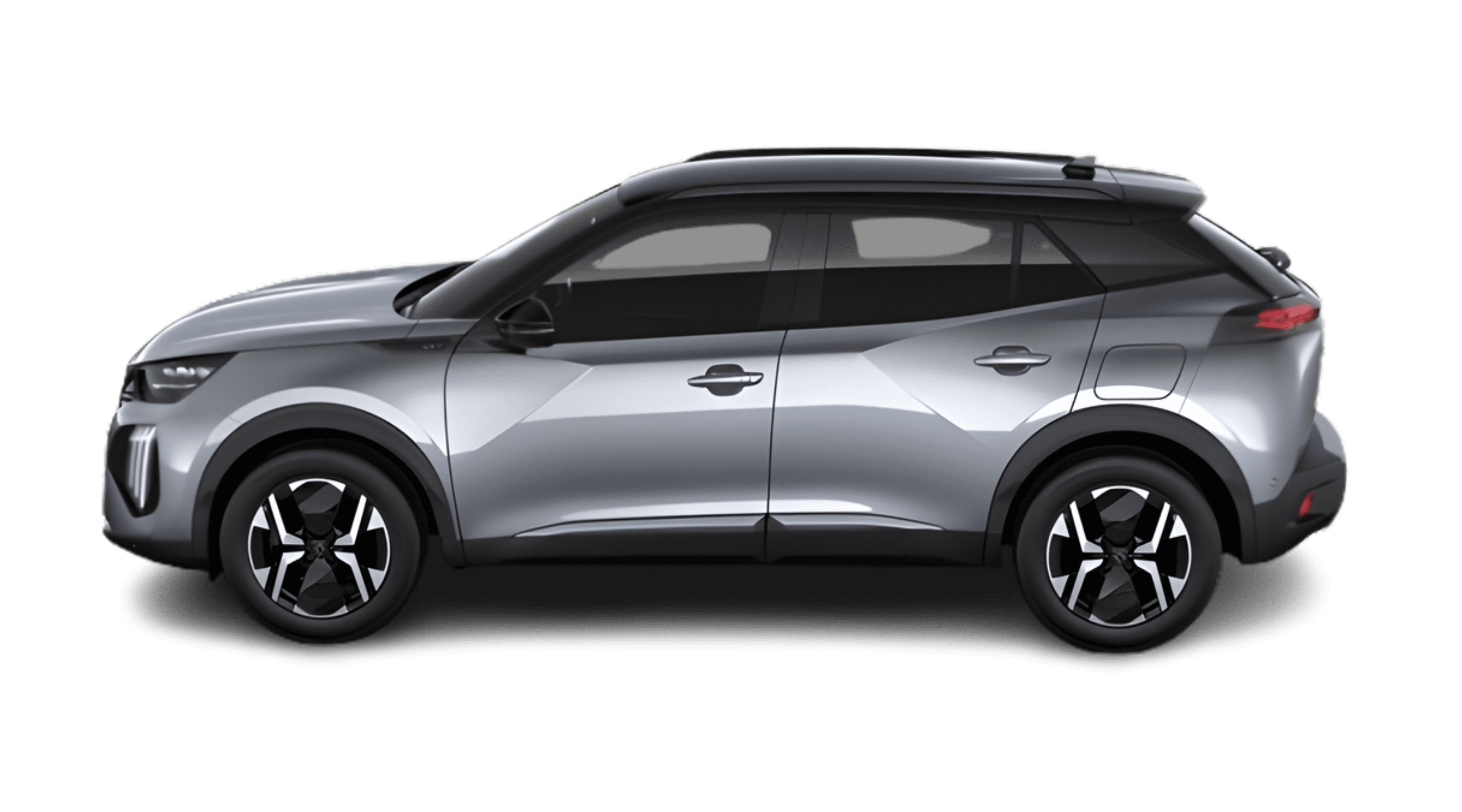 Seitenansicht eines Peugeot 2008