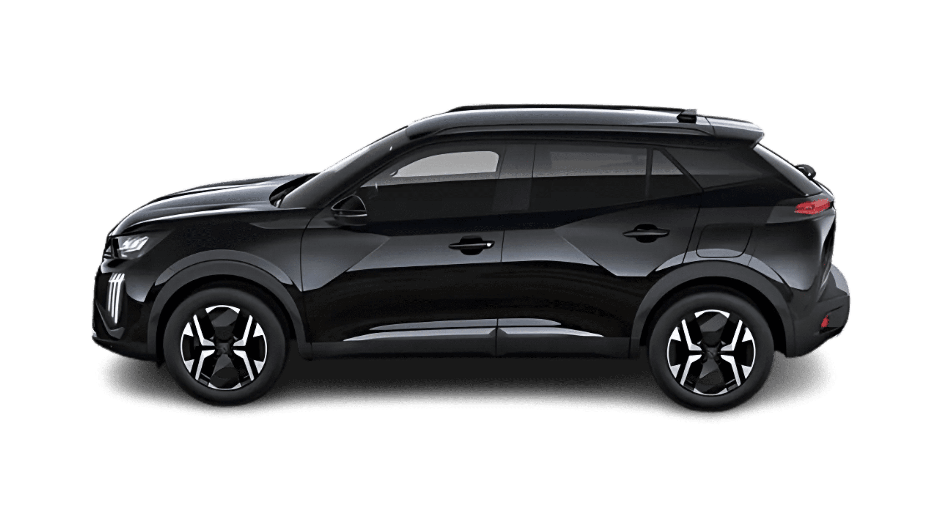 Seitenansicht eines Peugeot 2008