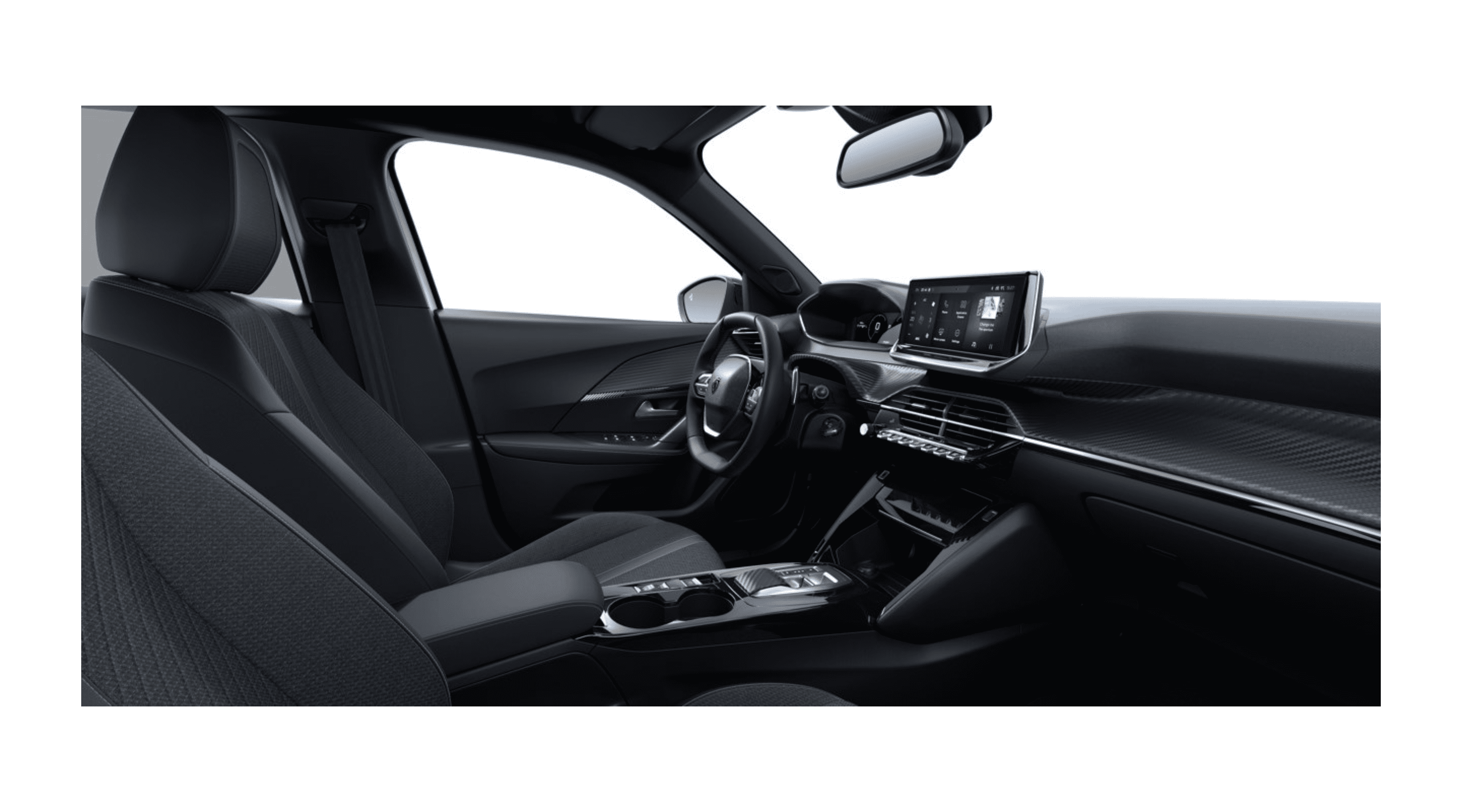Ansicht der Frontsitze eines Peugeot 2008