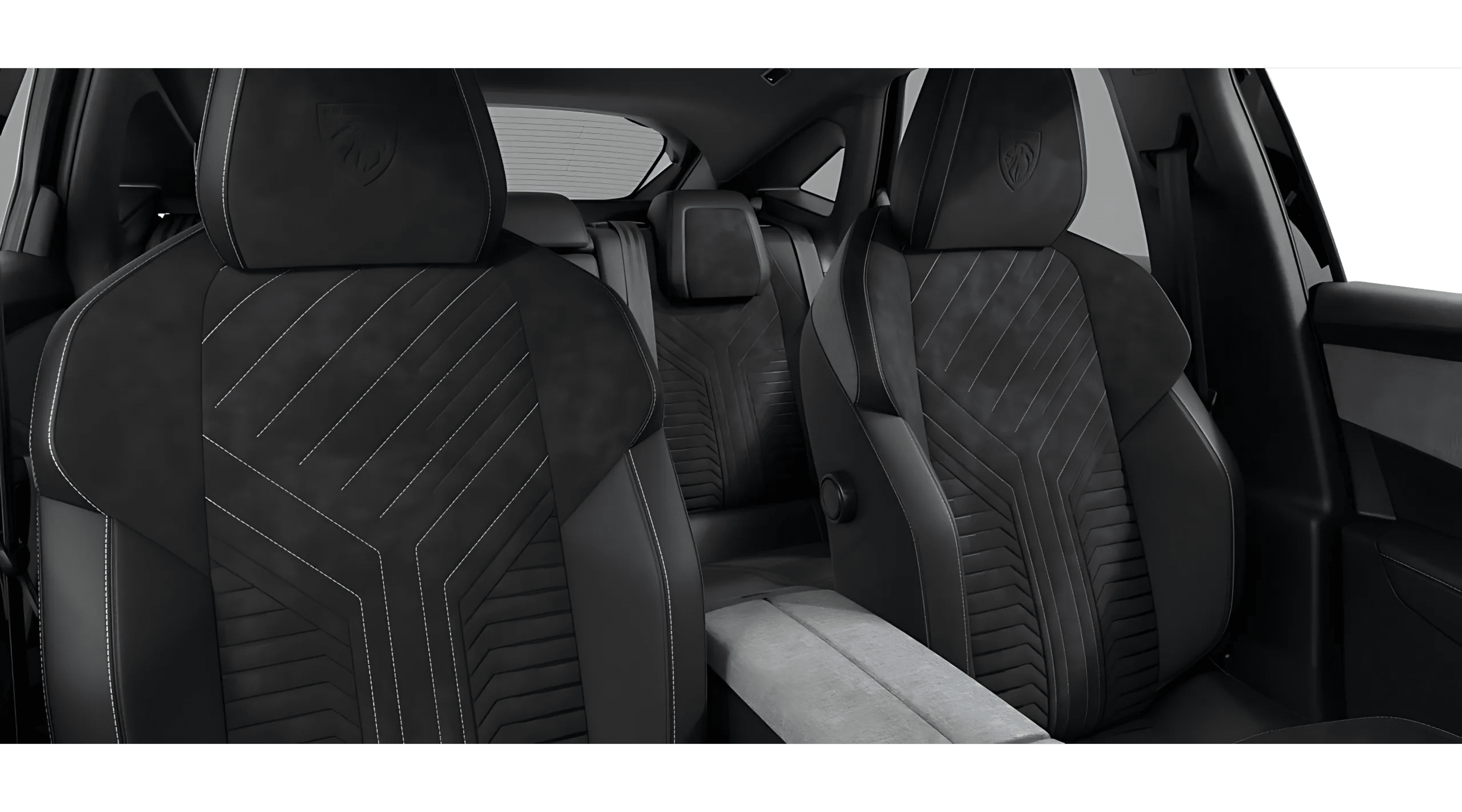 Ansicht der Frontsitze eines Peugeot 3008