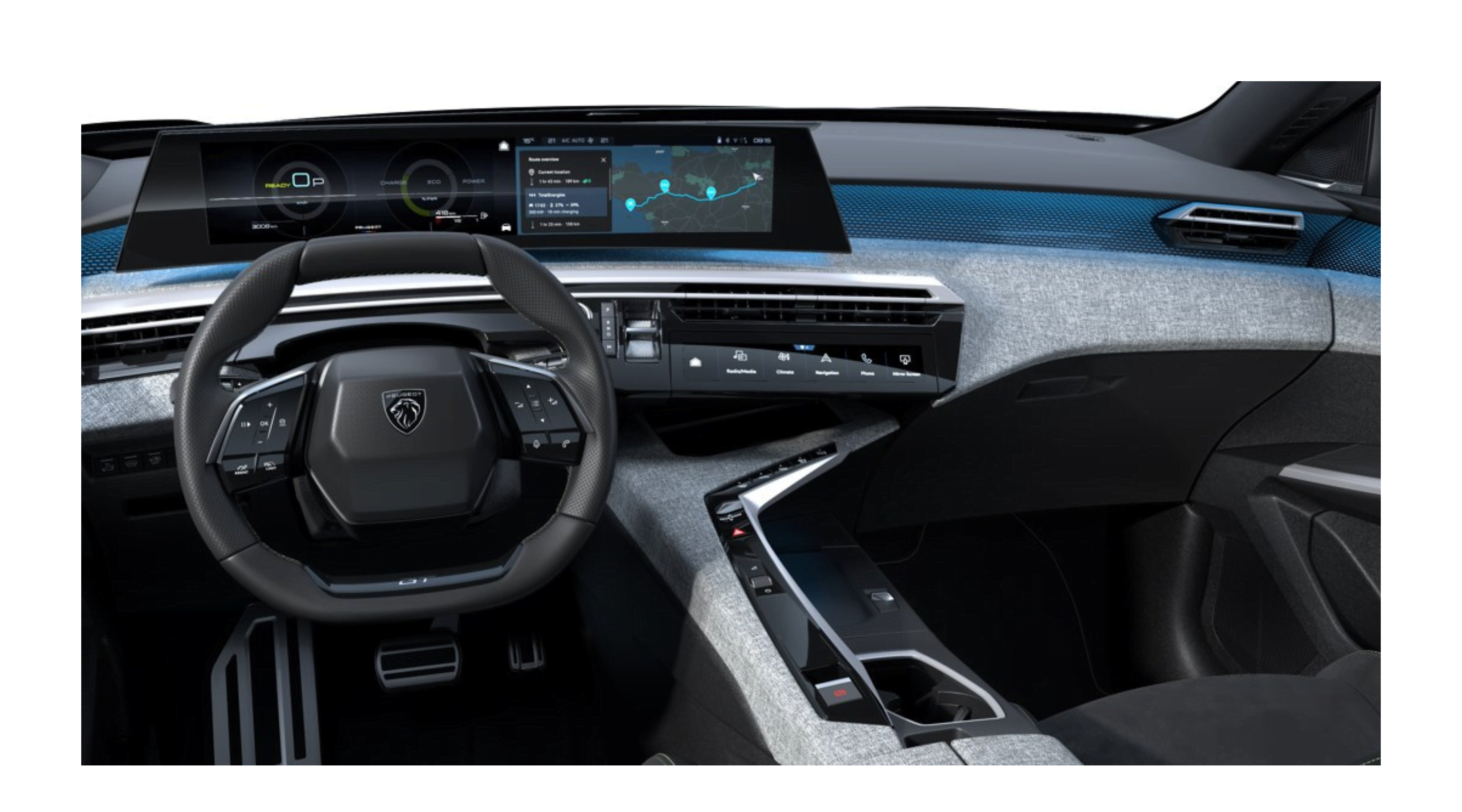 Armaturenbrett eines Peugeot 3008