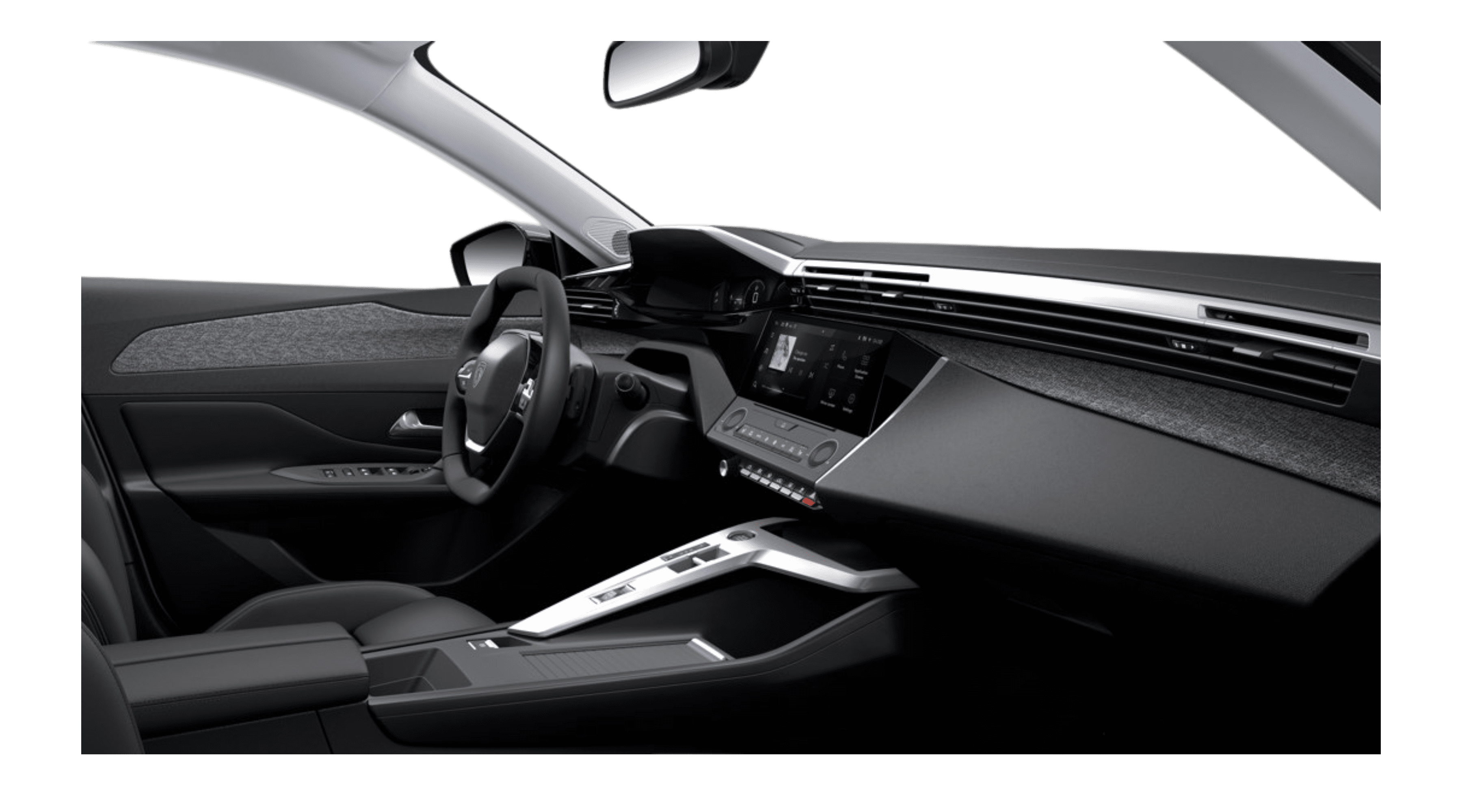 Ansicht des Armaturenbretts eines Peugeot 408