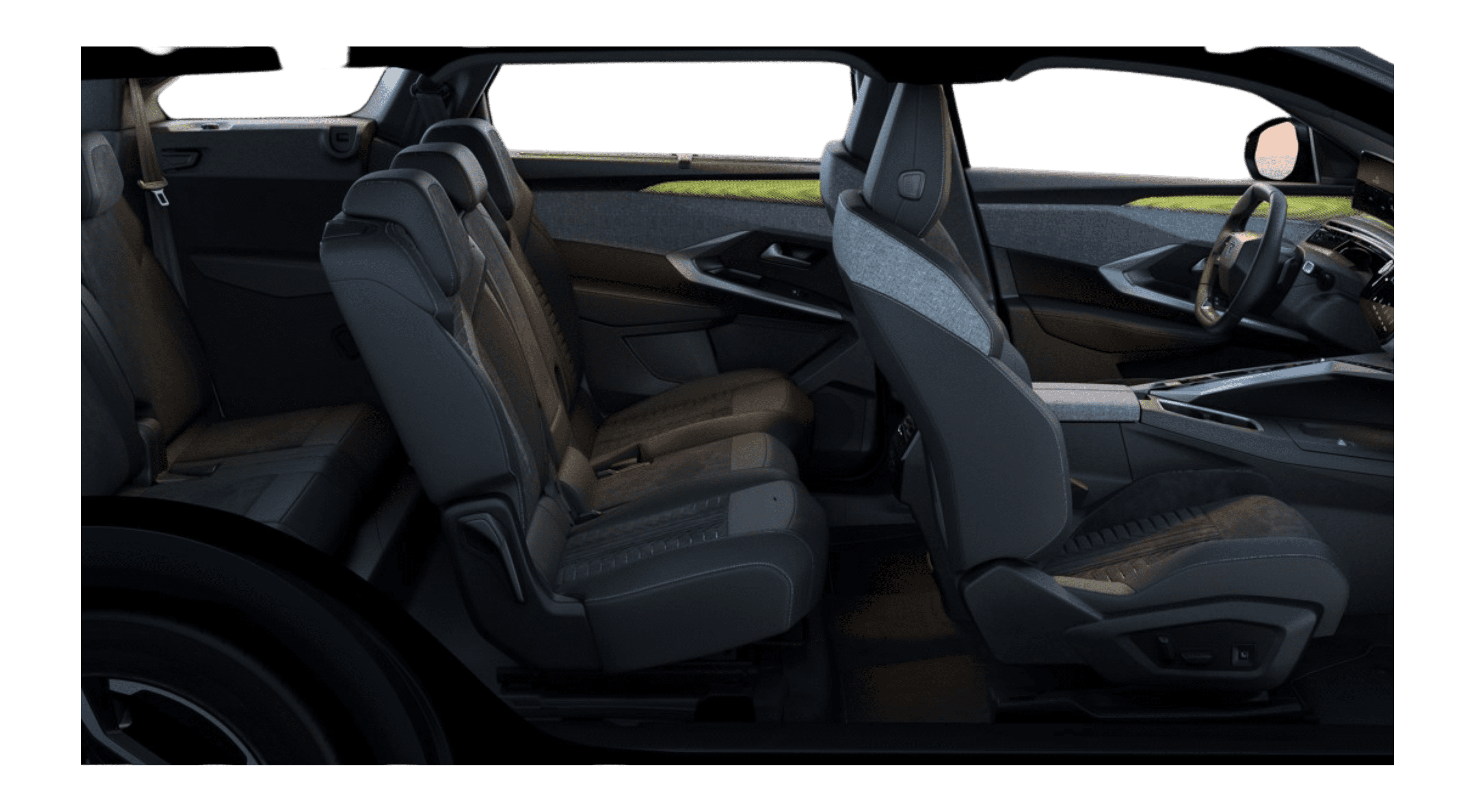 Rücksitzbank eines Peugeot 5008