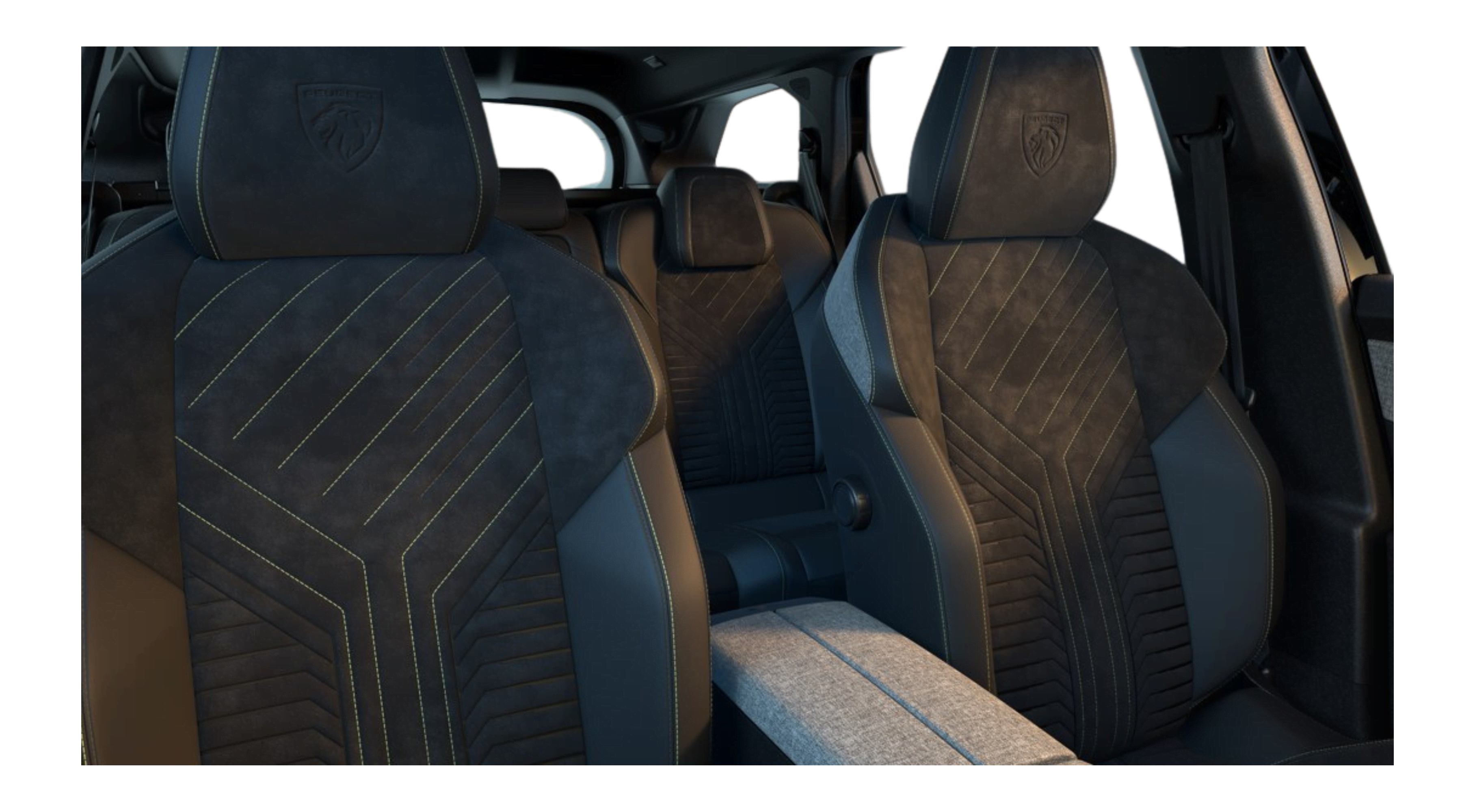 Vordersitze eines Peugeot 5008