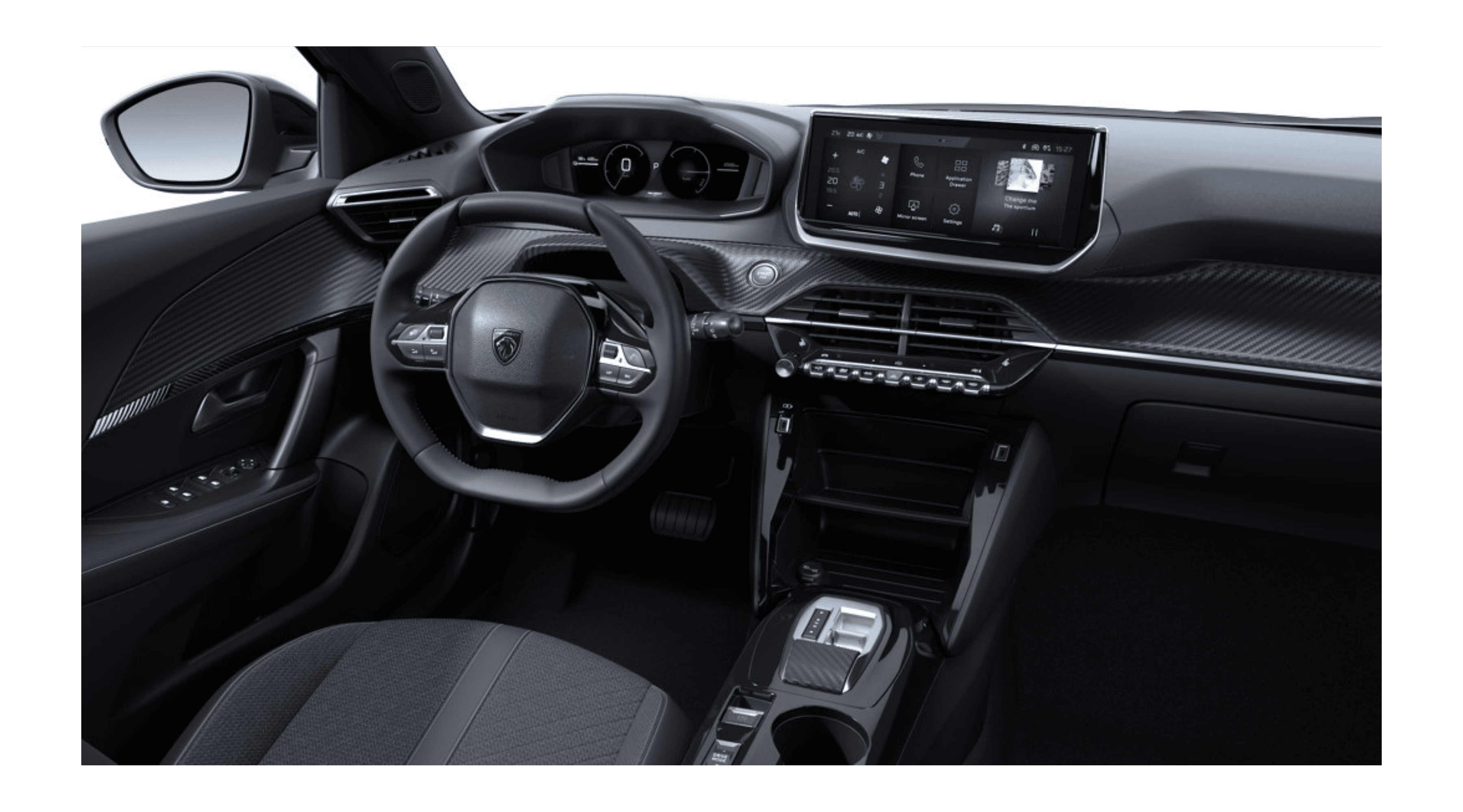 Armaturenbrett eines Peugeot 2008