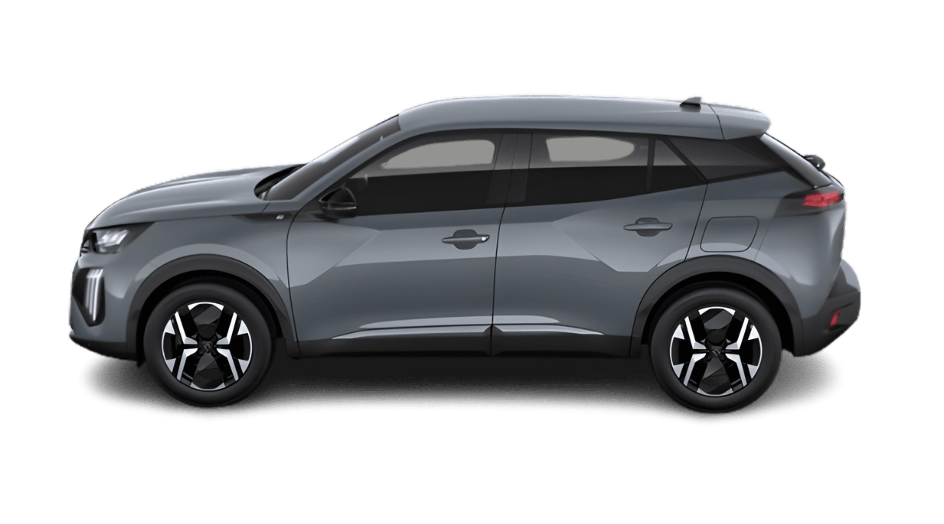 Seitenansicht eines Peugeot 2008