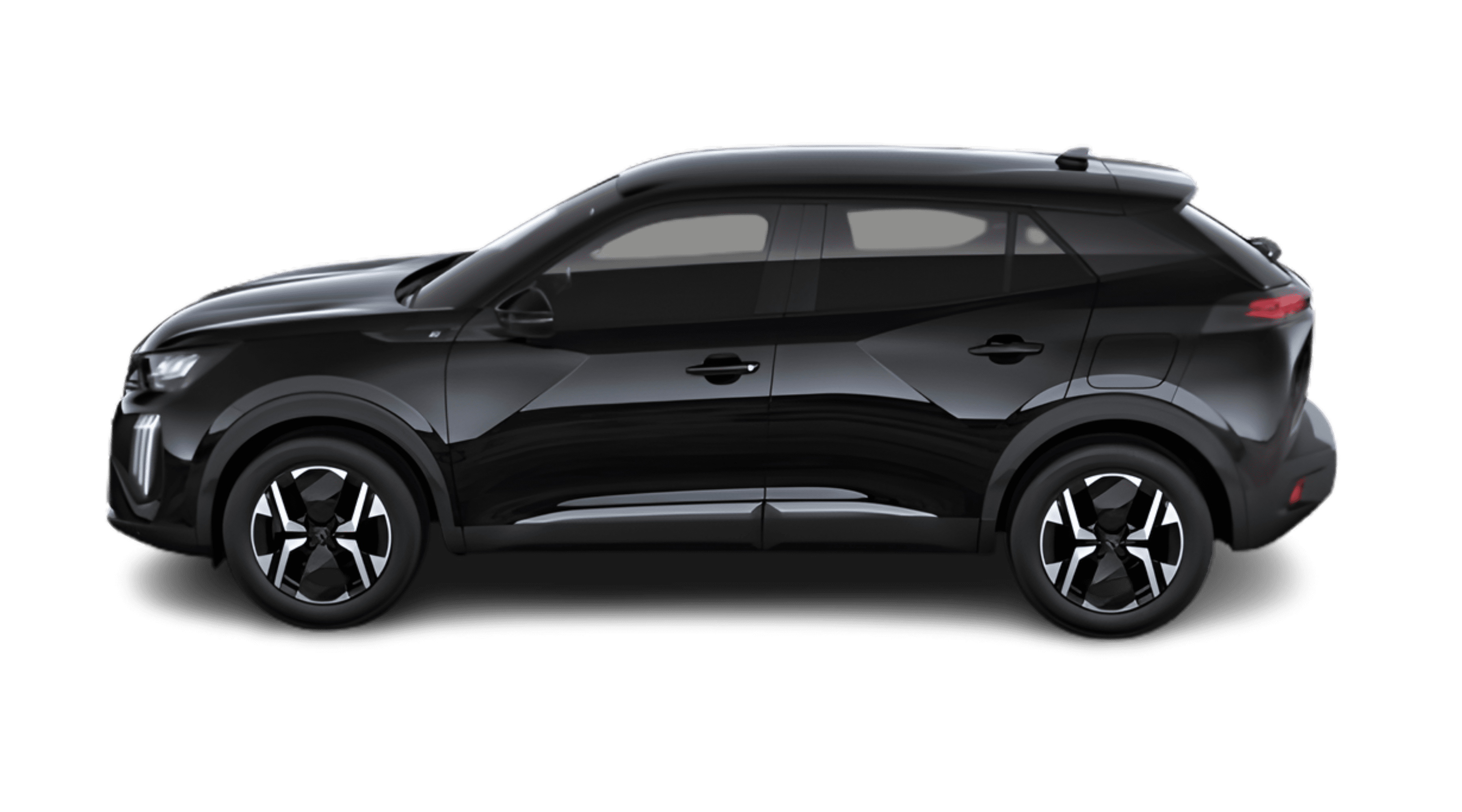 Seitenansicht eines Peugeot 2008