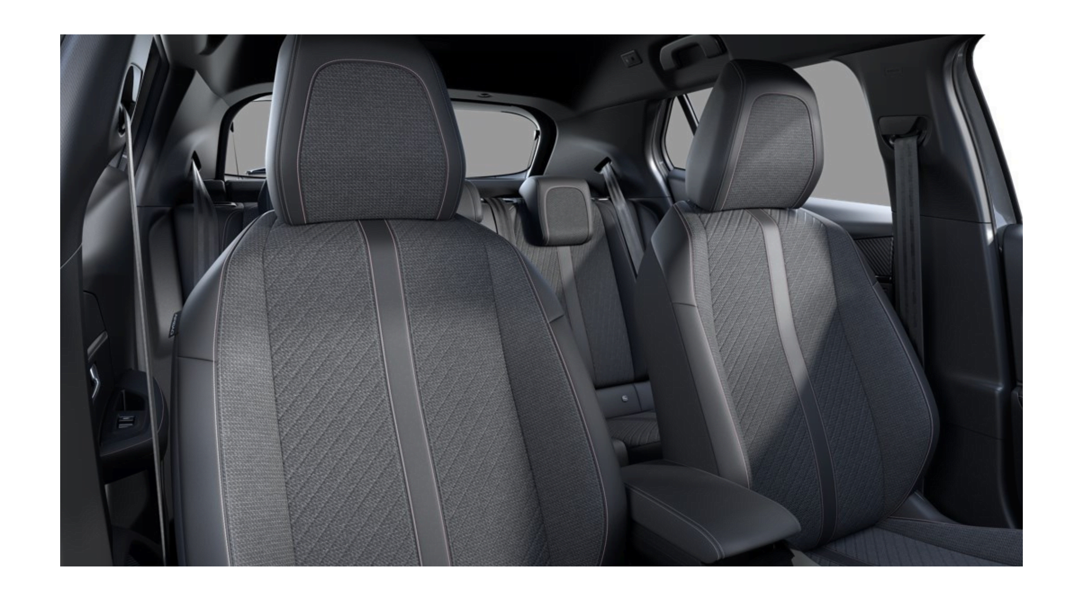 Vordersitze eines Peugeot 2008