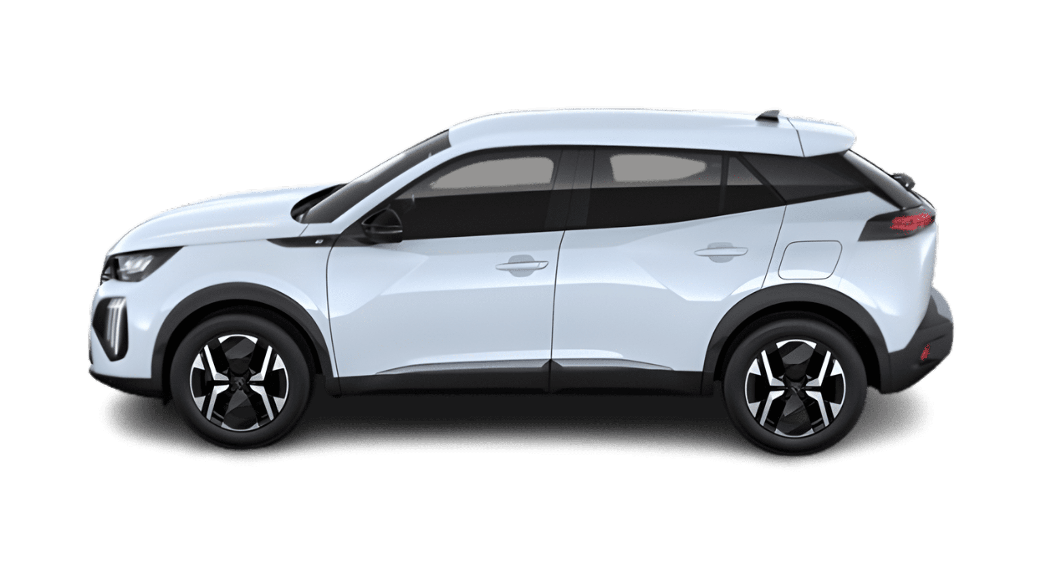 Seitenansicht eines Peugeot 2008