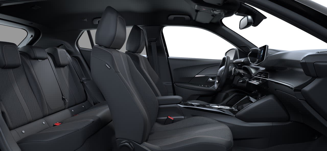 Ansicht des Armaturenbretts eines Peugeot 2008
