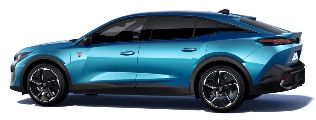 Seitenansicht eines Peugeot 408