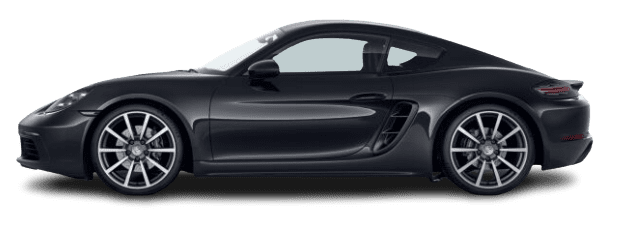 Seitenansicht eines Porsche 718
