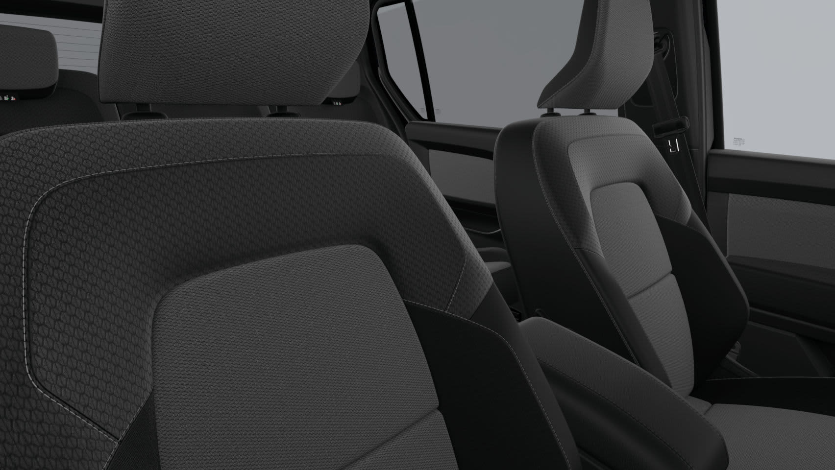 Ansicht der Frontsitze eines Renault Grand Kangoo