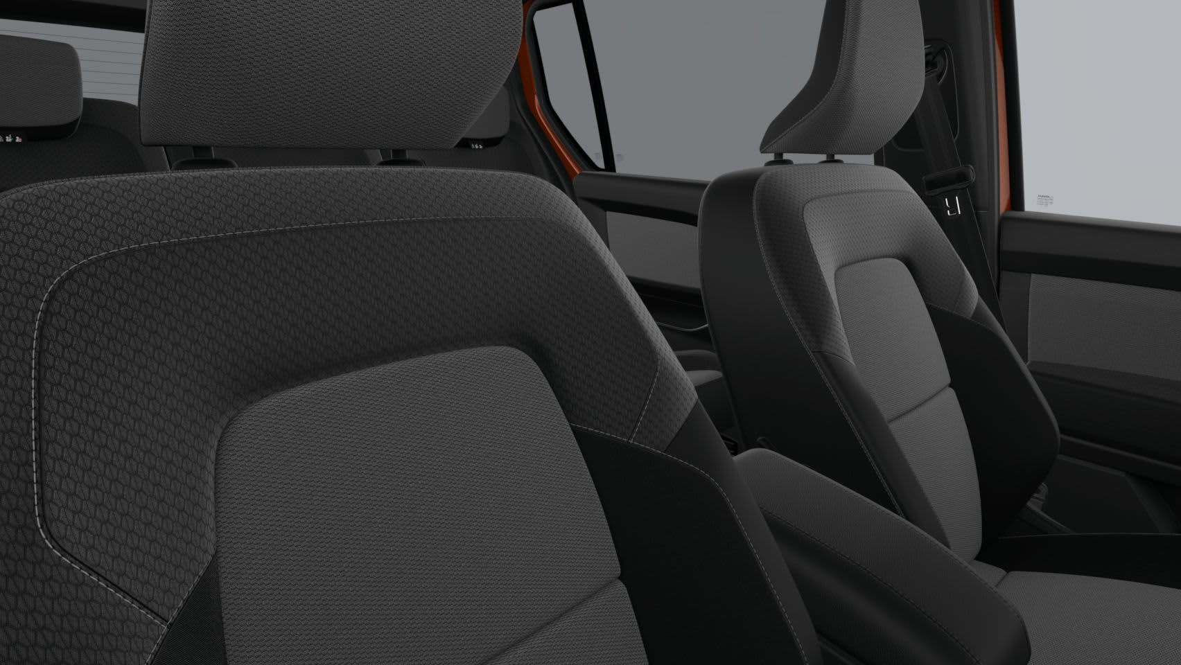 Ansicht der Frontsitze eines Renault Grand Kangoo