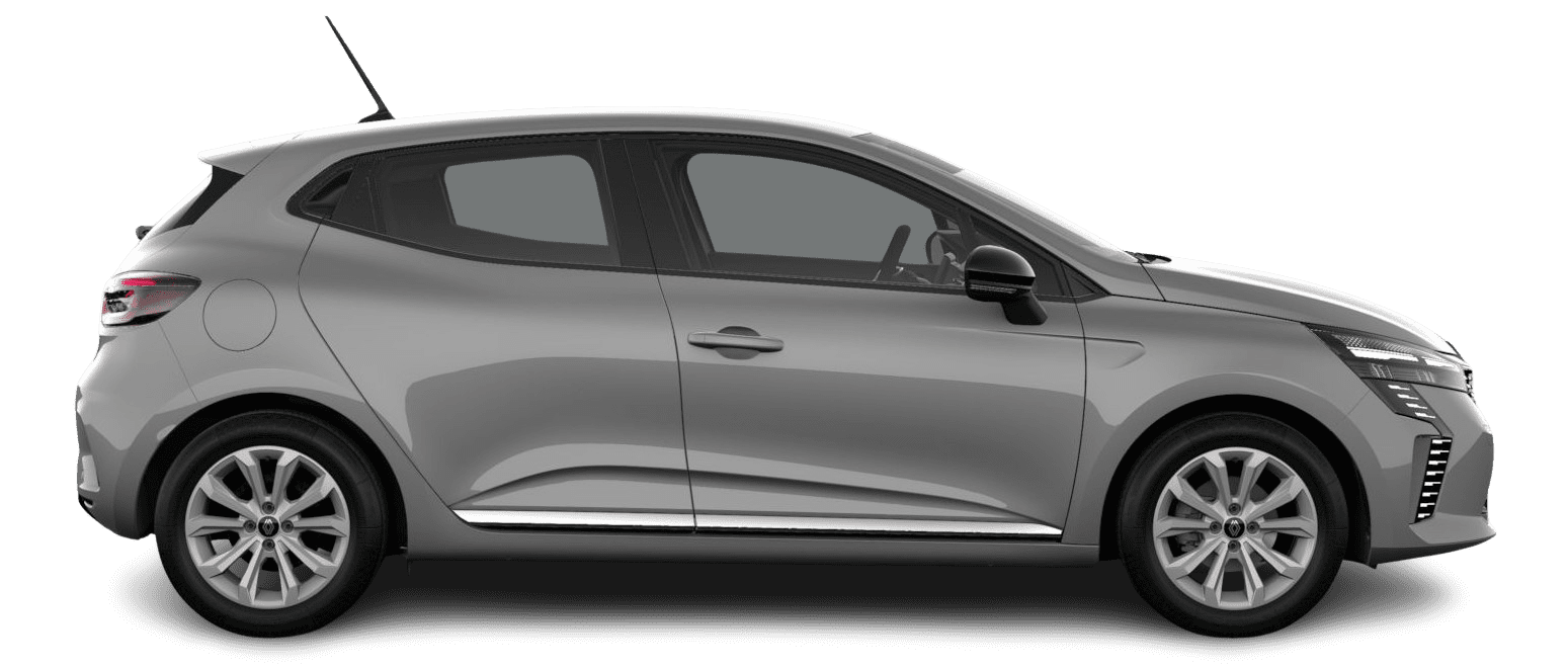 Seitenansicht eines Renault Clio