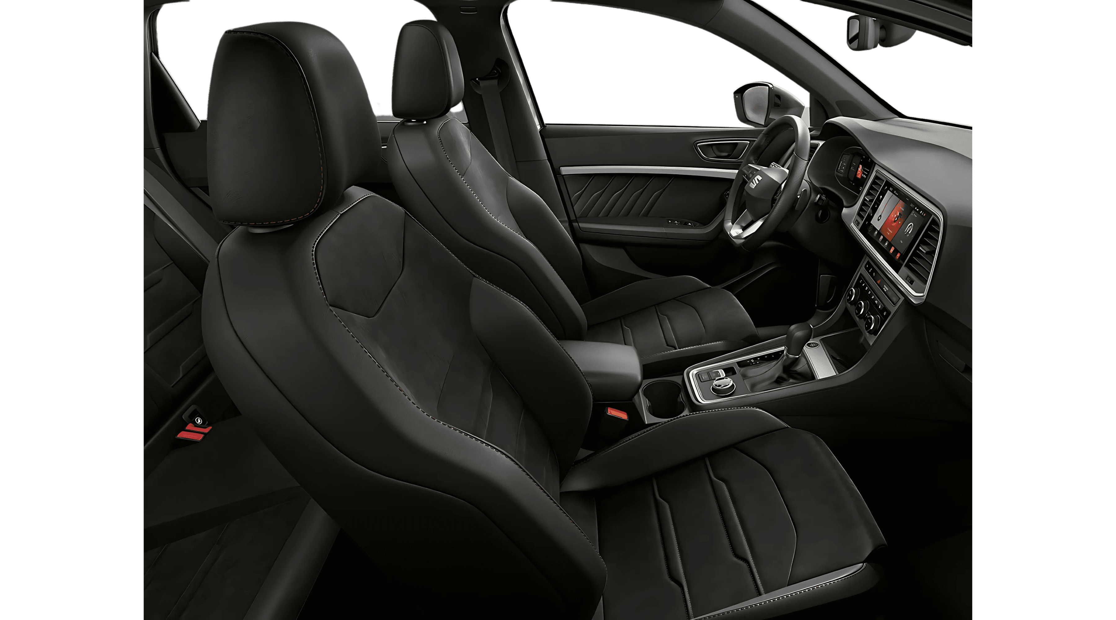 Ansicht der Frontsitze eines SEAT Ateca