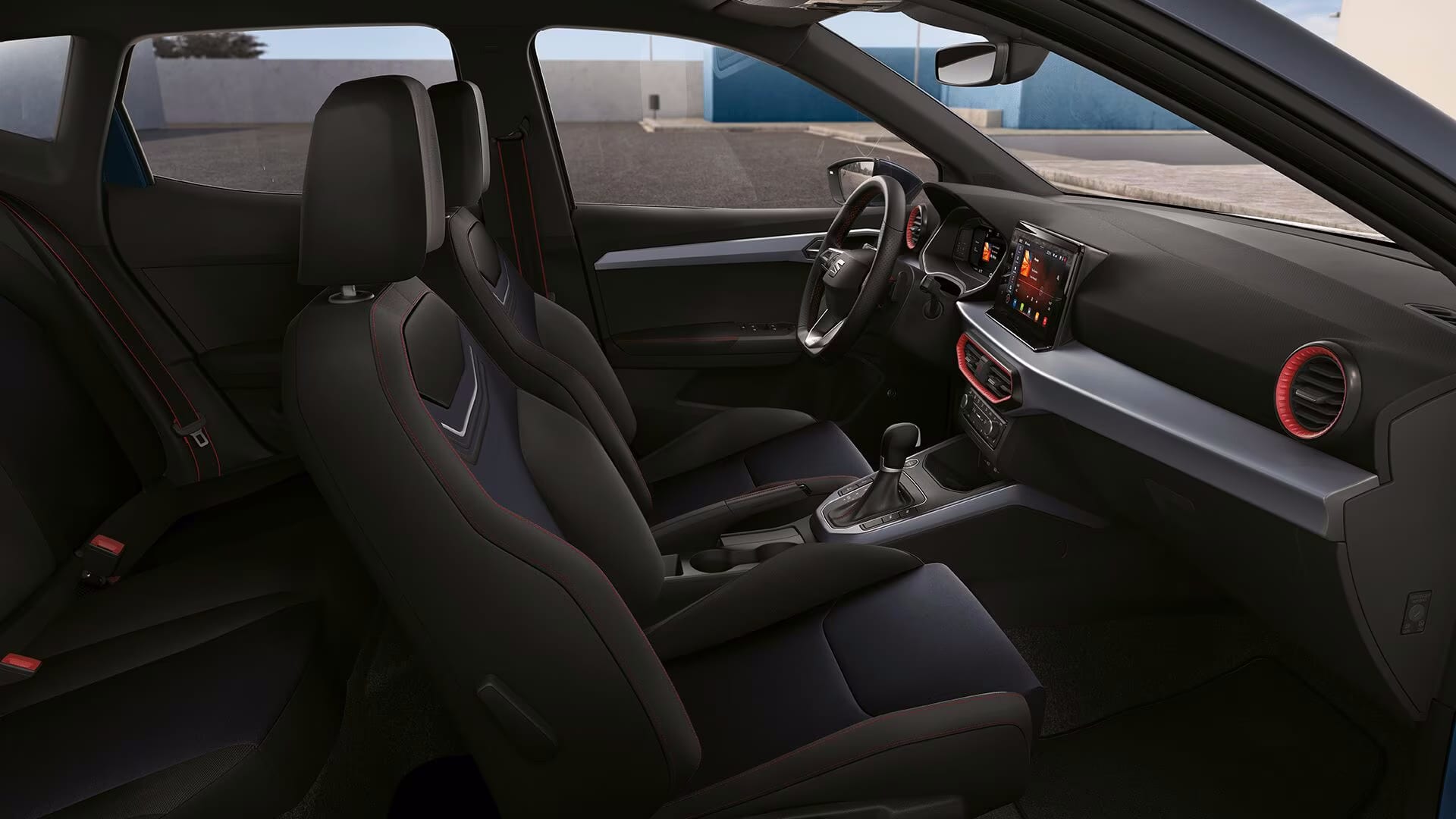 Ansicht des Armaturenbretts eines SEAT Arona