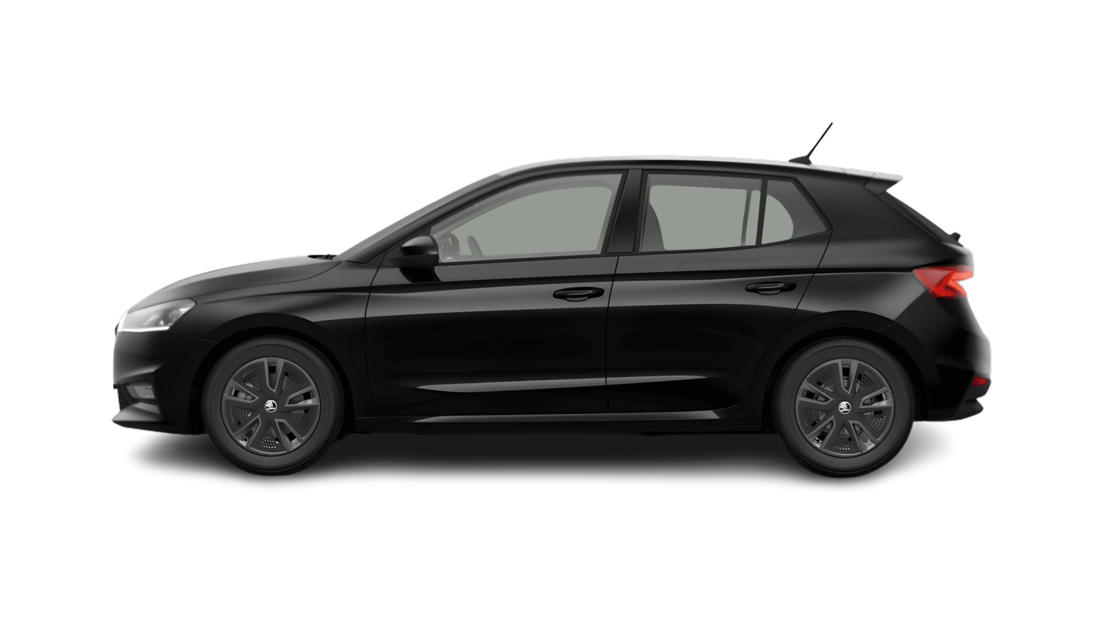 Seitenansicht eines Skoda Fabia