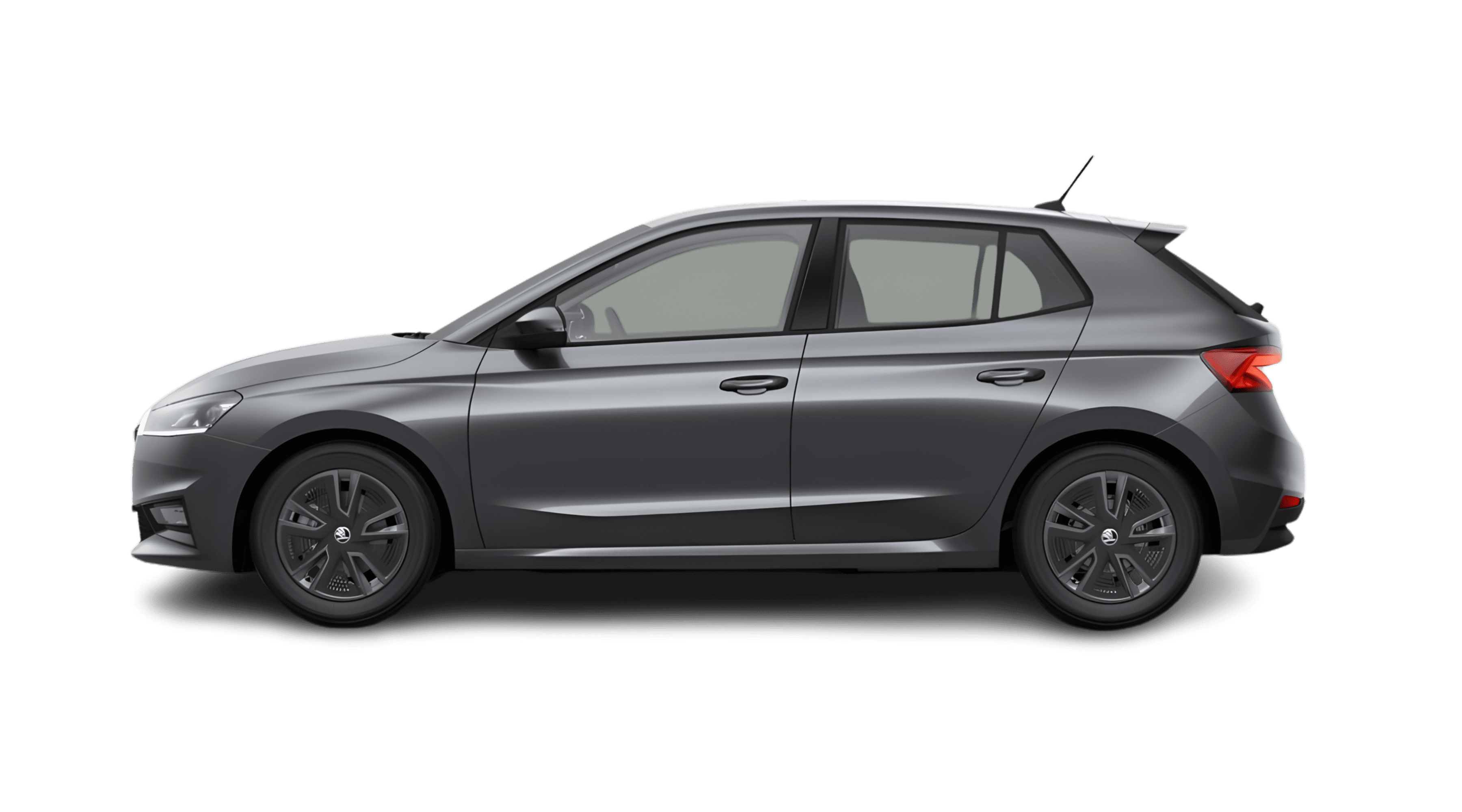 Seitenansicht eines Skoda Fabia