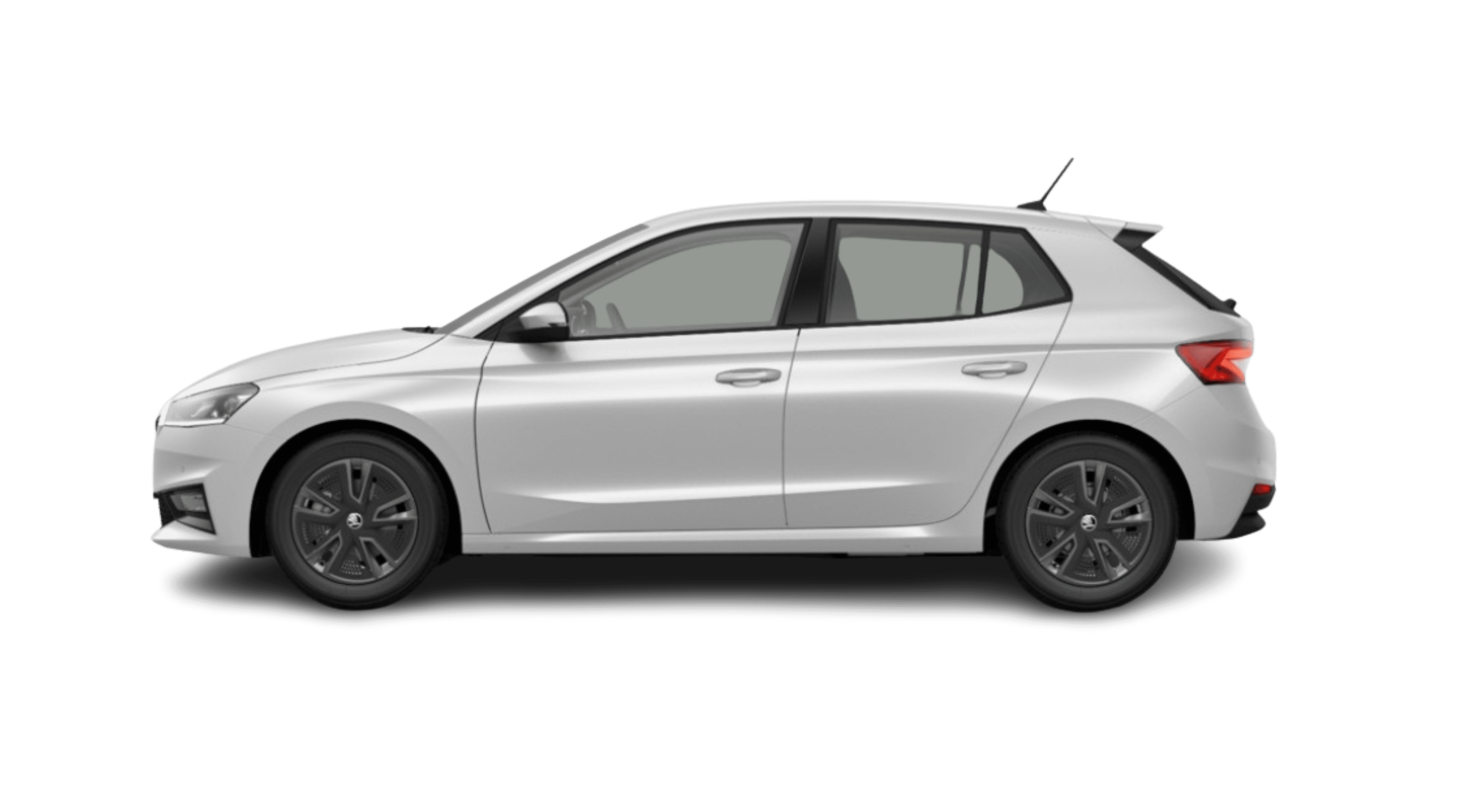 Seitenansicht eines Skoda Fabia