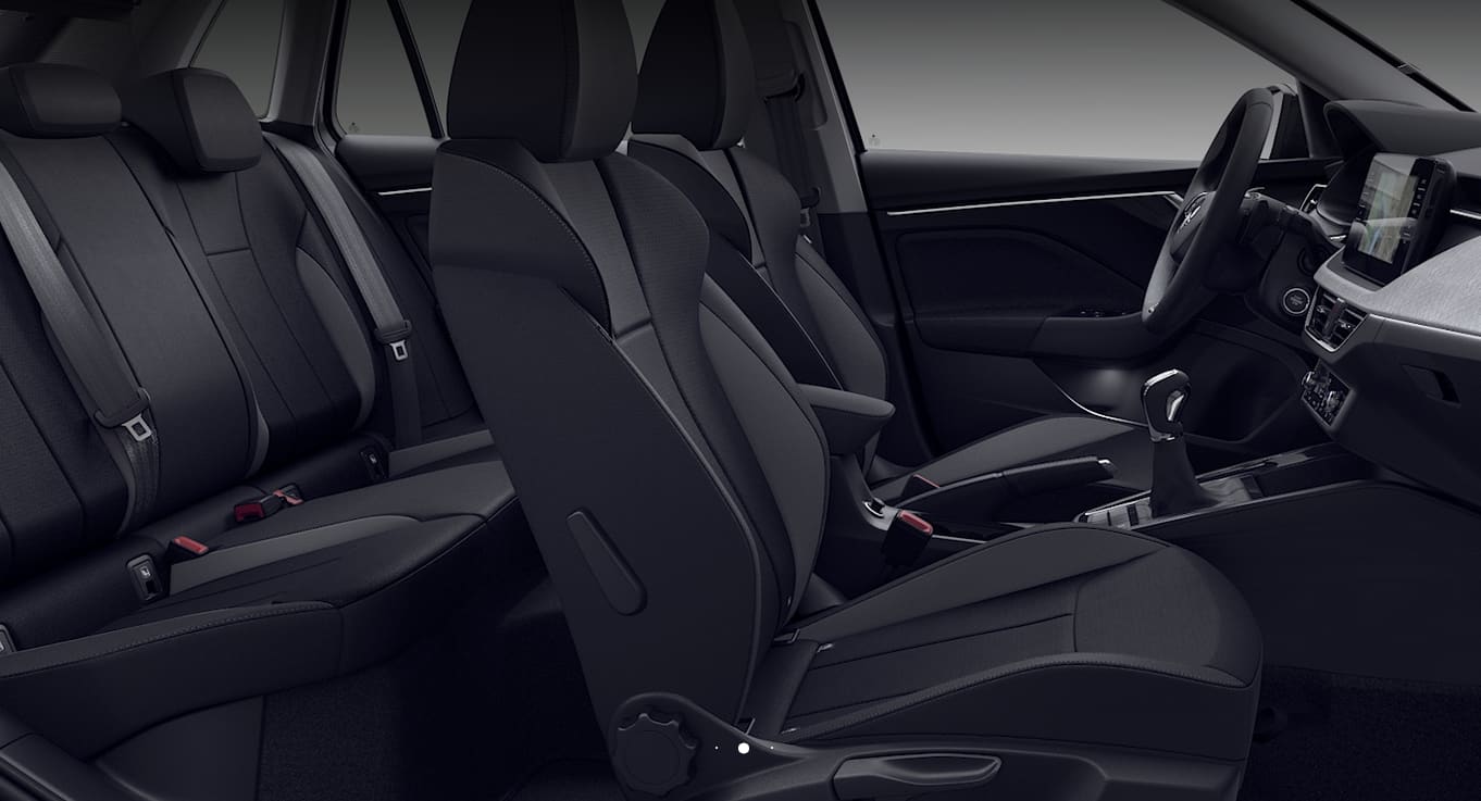 Ansicht der Rücksitze eines Skoda Kamiq