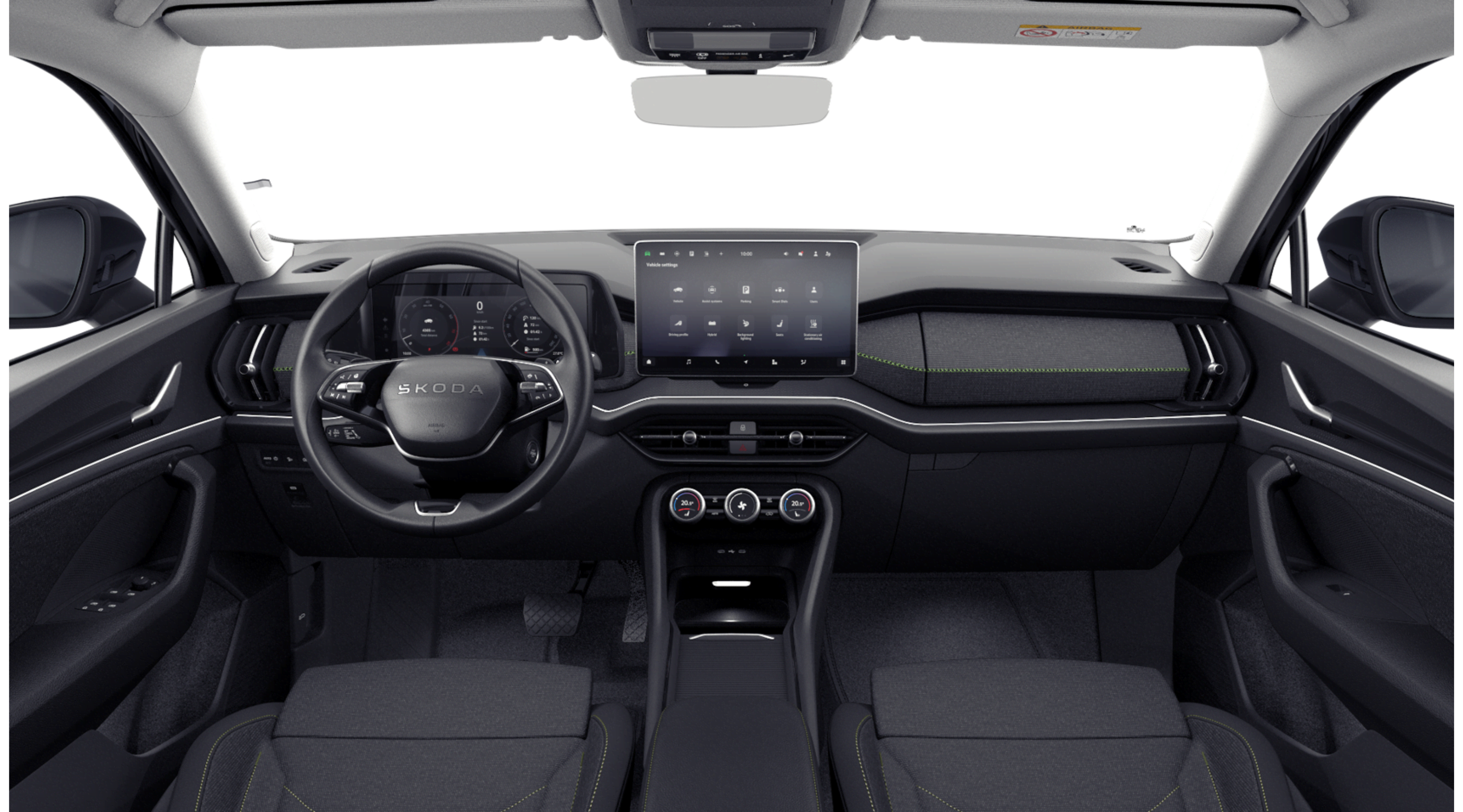 Armaturenbrett eines Skoda Kodiaq
