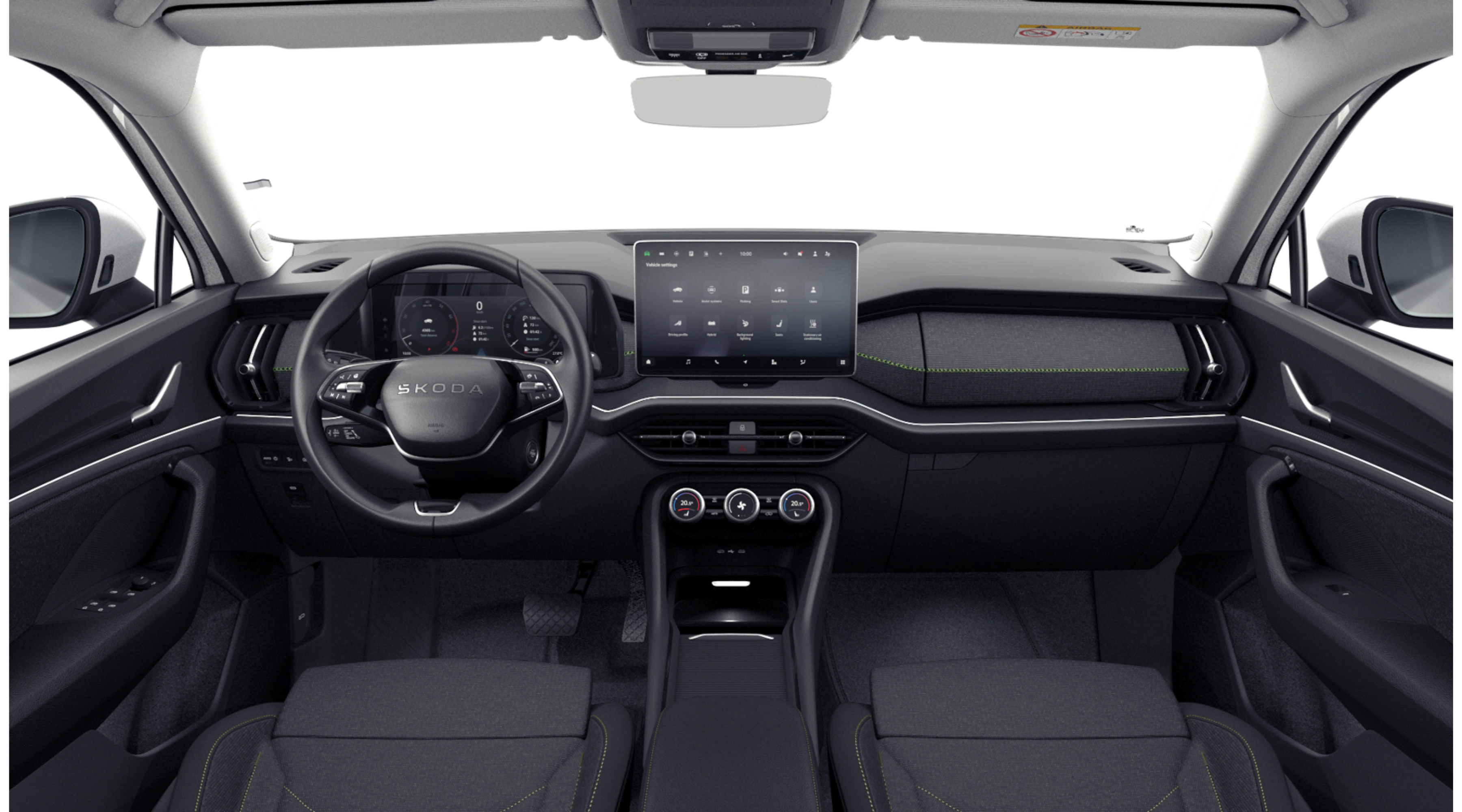 Armaturenbrett eines Skoda Kodiaq