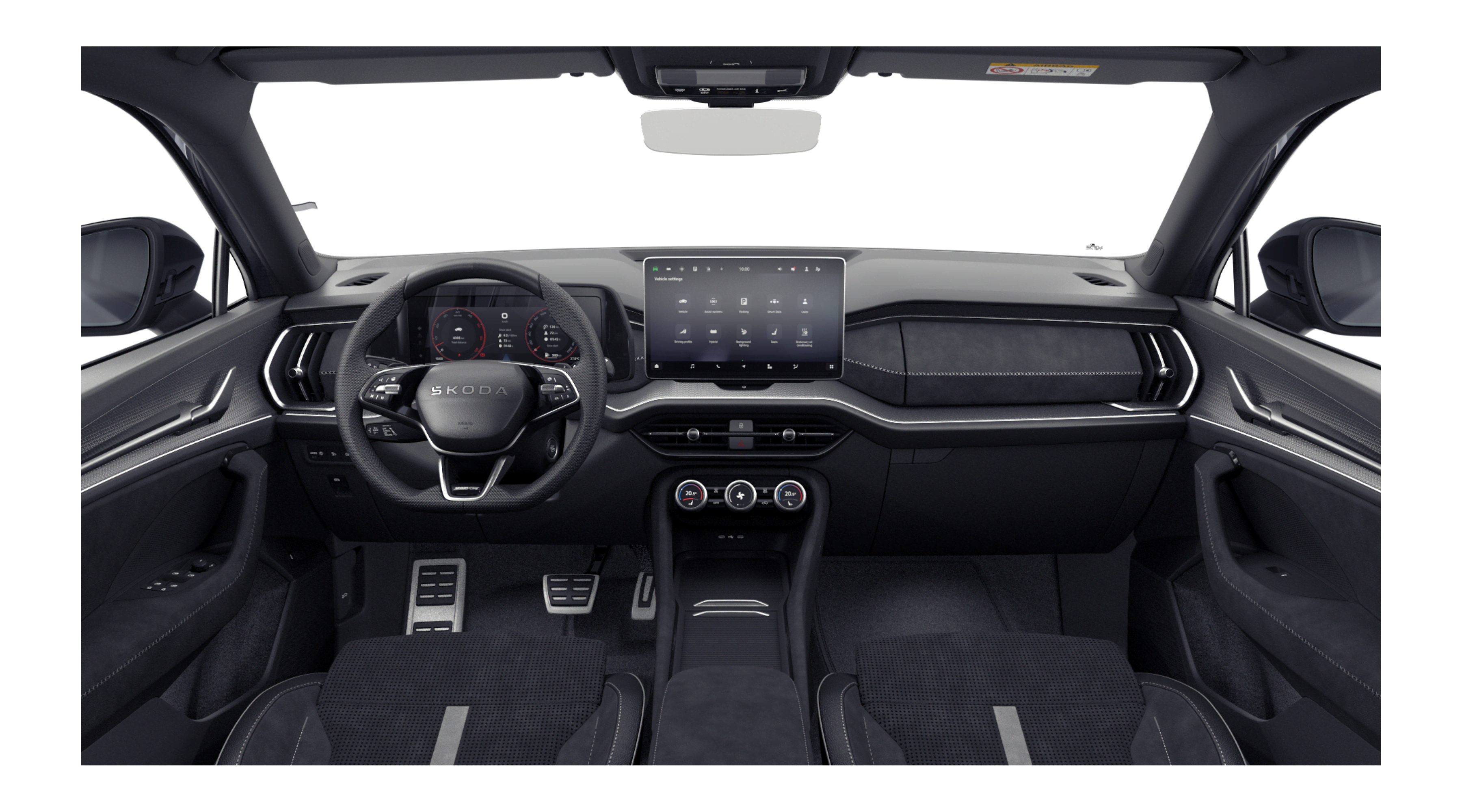 Armaturenbrett eines Skoda Kodiaq